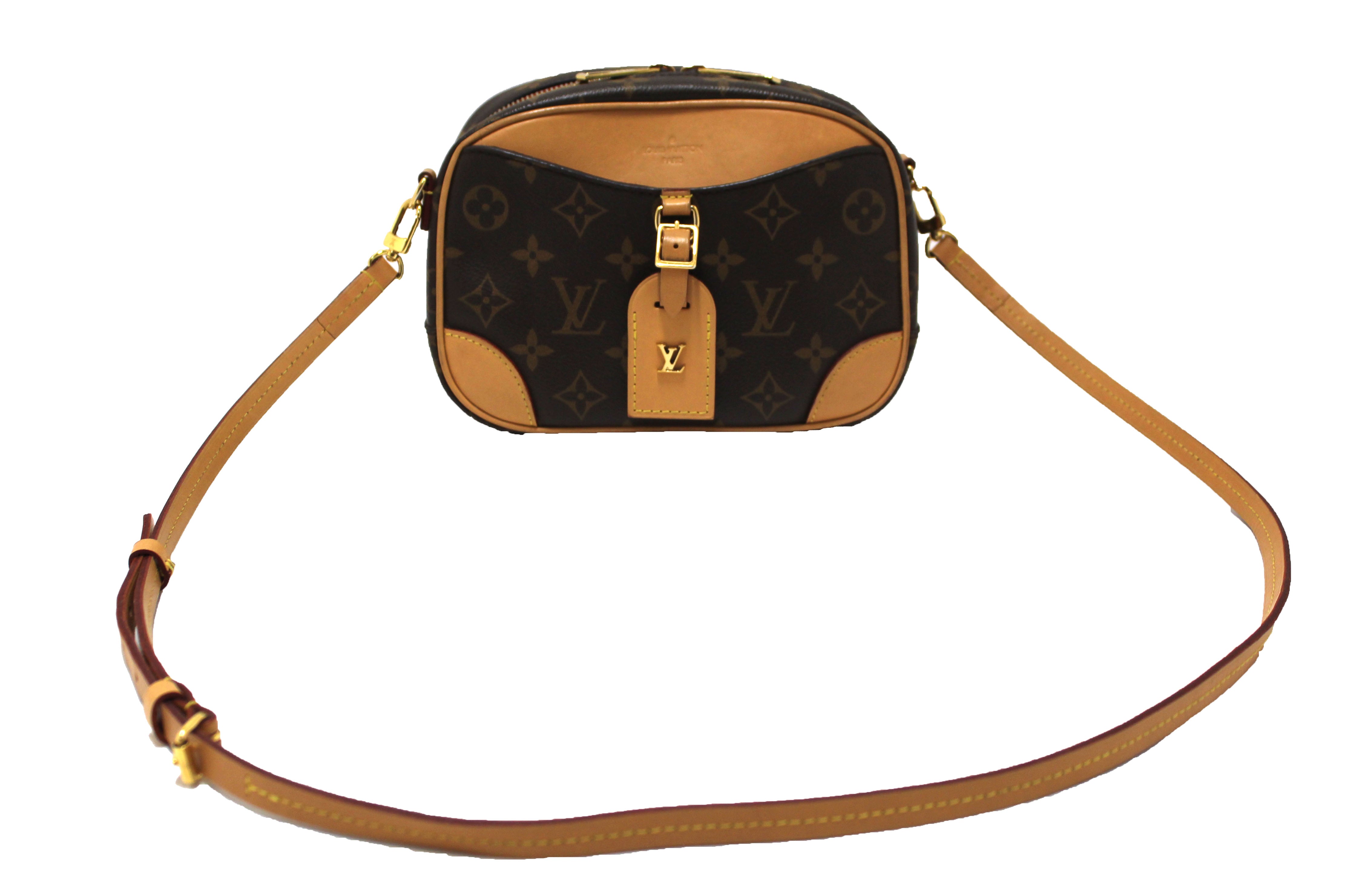 Authentic Louis Vuitton Classic Monogram Deauville Mini Bag