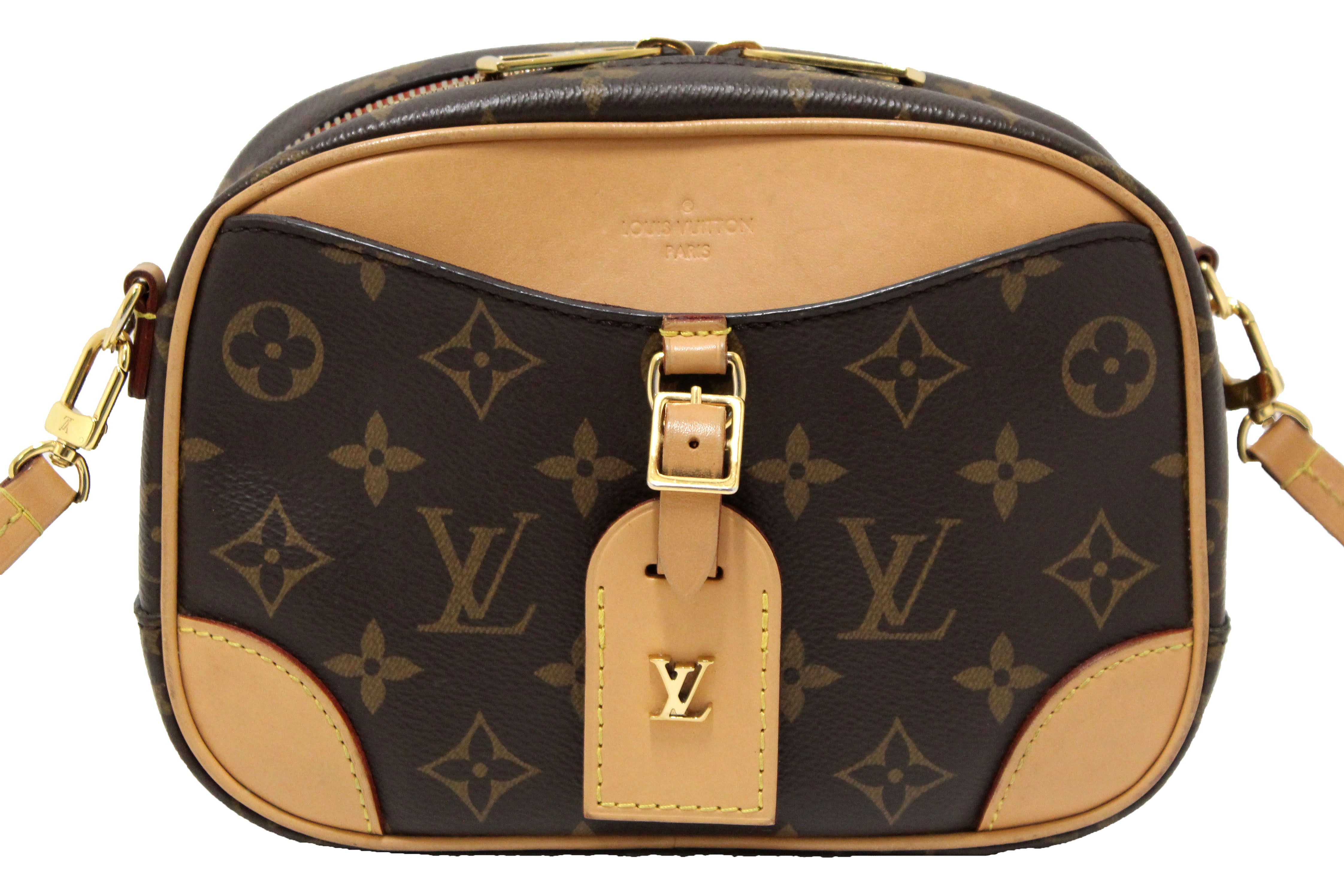 Authentic Louis Vuitton Classic Monogram Deauville Mini Bag