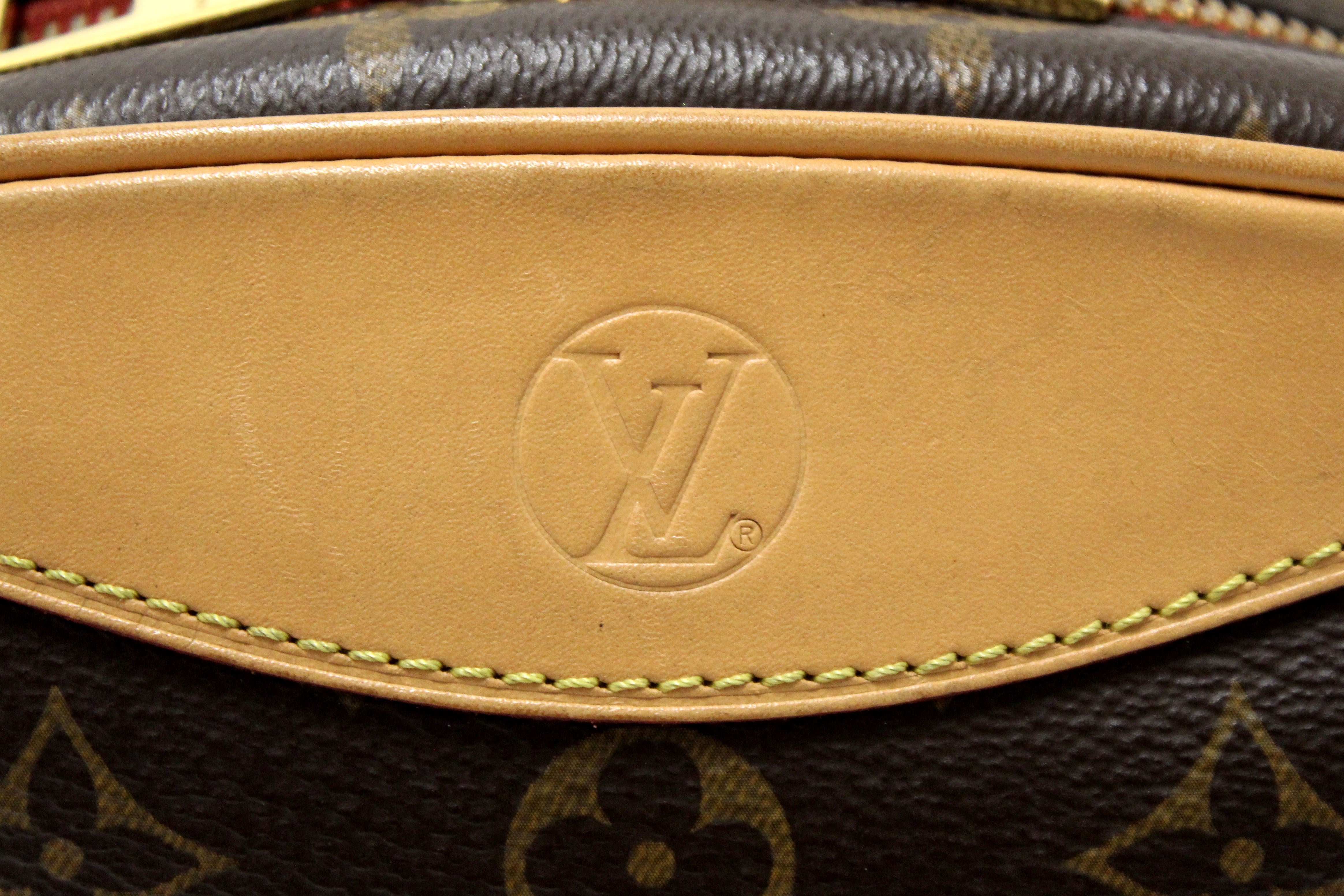 Authentic Louis Vuitton Classic Monogram Deauville Mini Bag