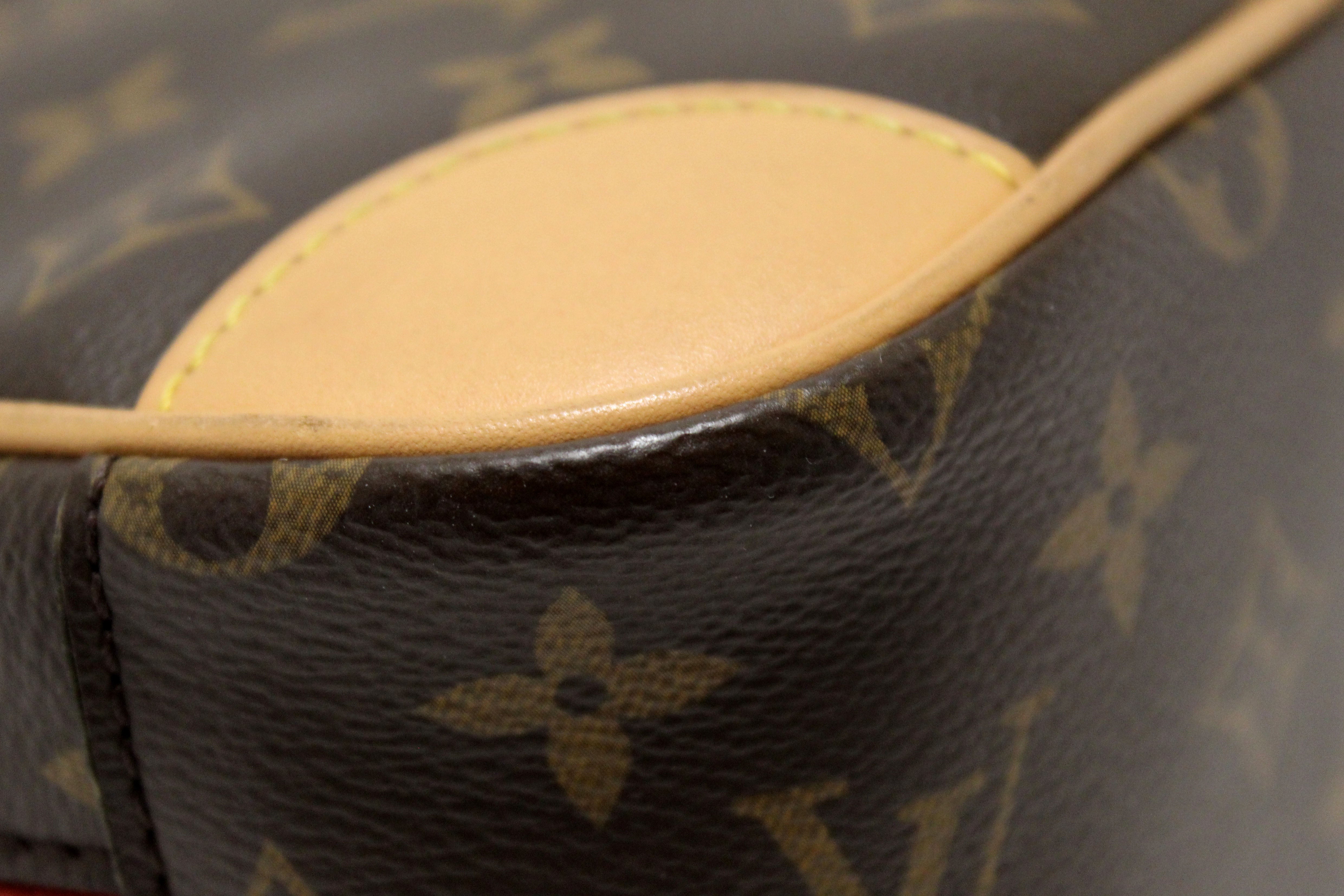 Authentic Louis Vuitton Classic Monogram Deauville Mini Bag