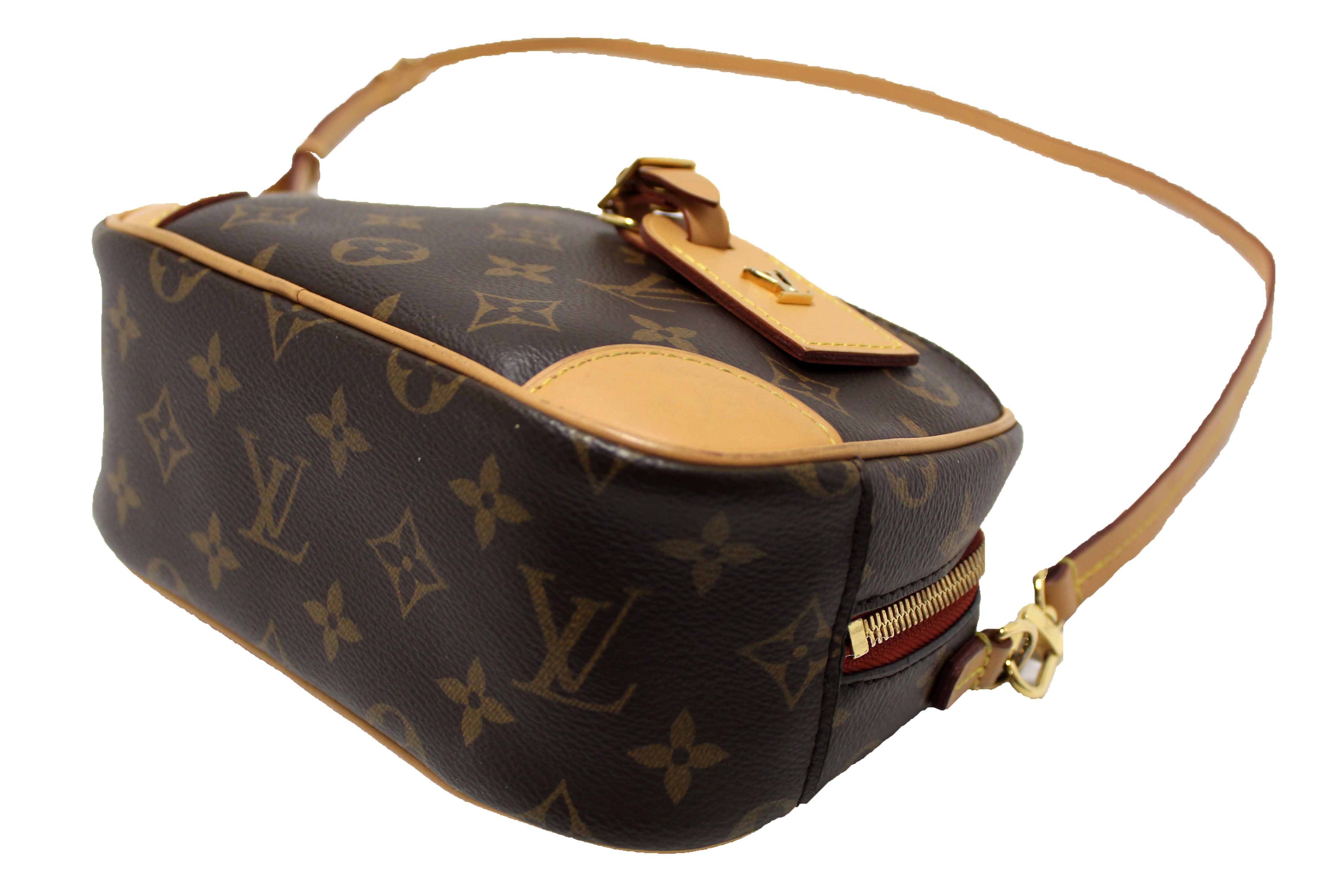 Authentic Louis Vuitton Classic Monogram Deauville Mini Bag