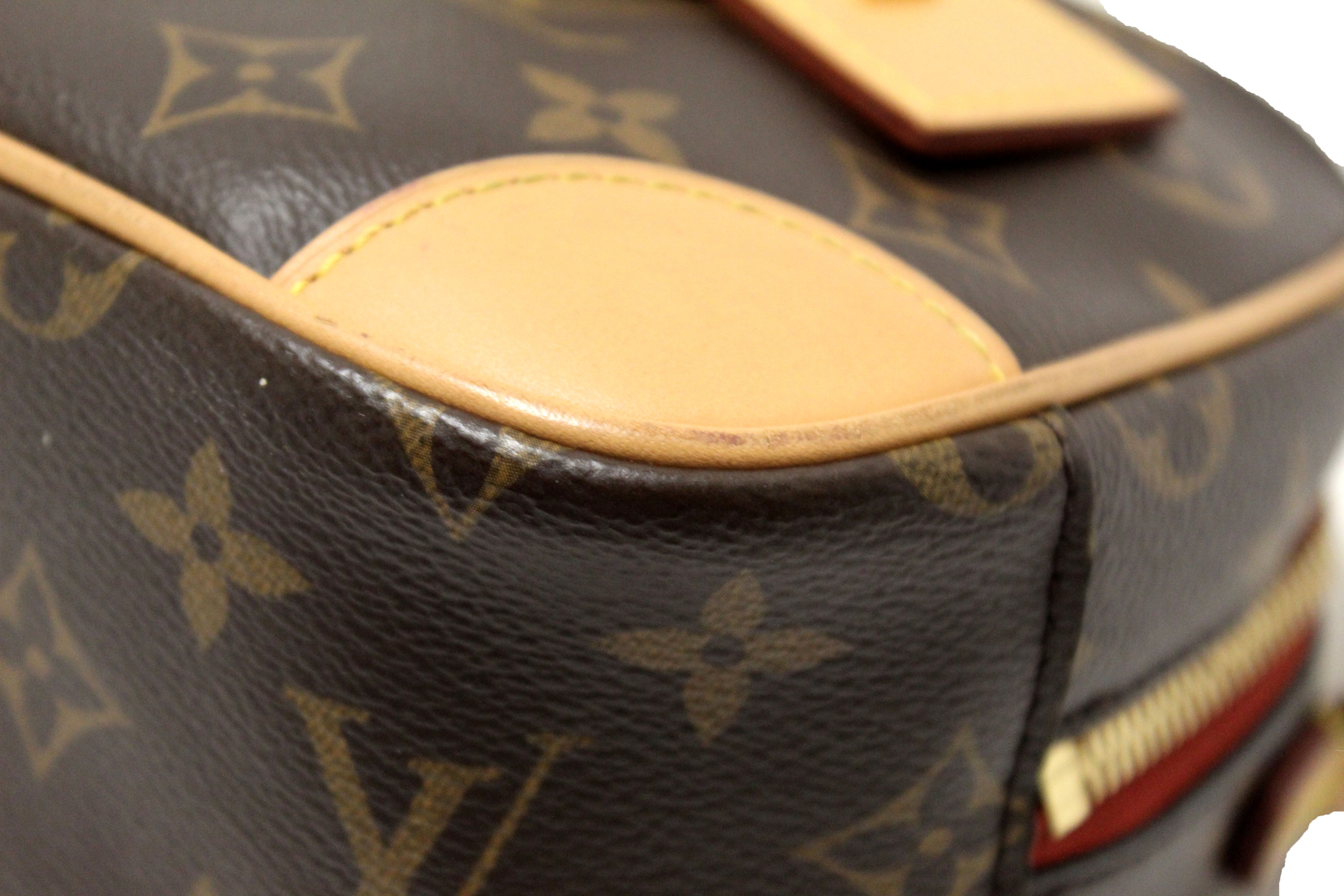 Authentic Louis Vuitton Classic Monogram Deauville Mini Bag