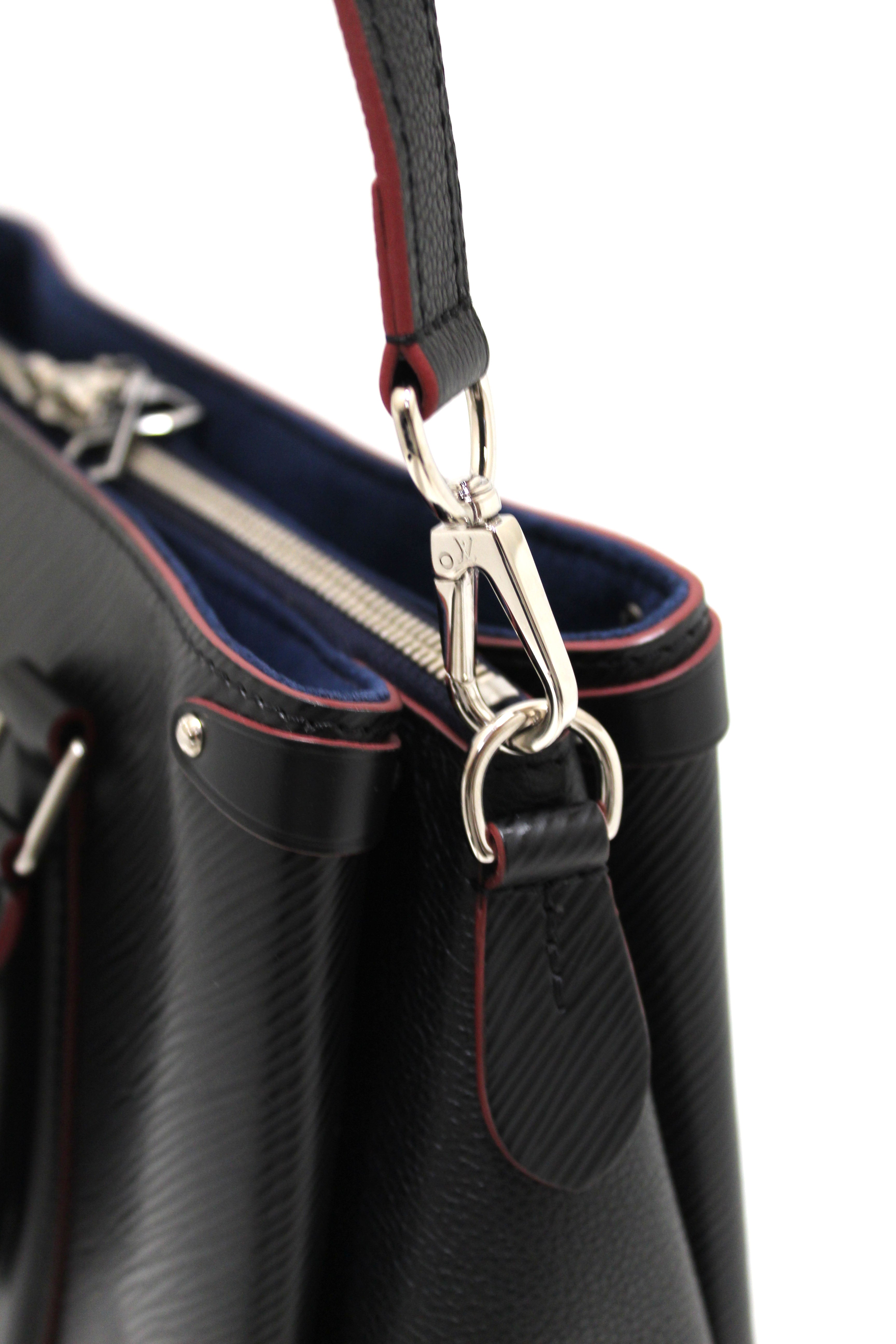 Authentic Louis Vuitton Black Epi Leather Soufflot BB Bag – Paris Station  Shop