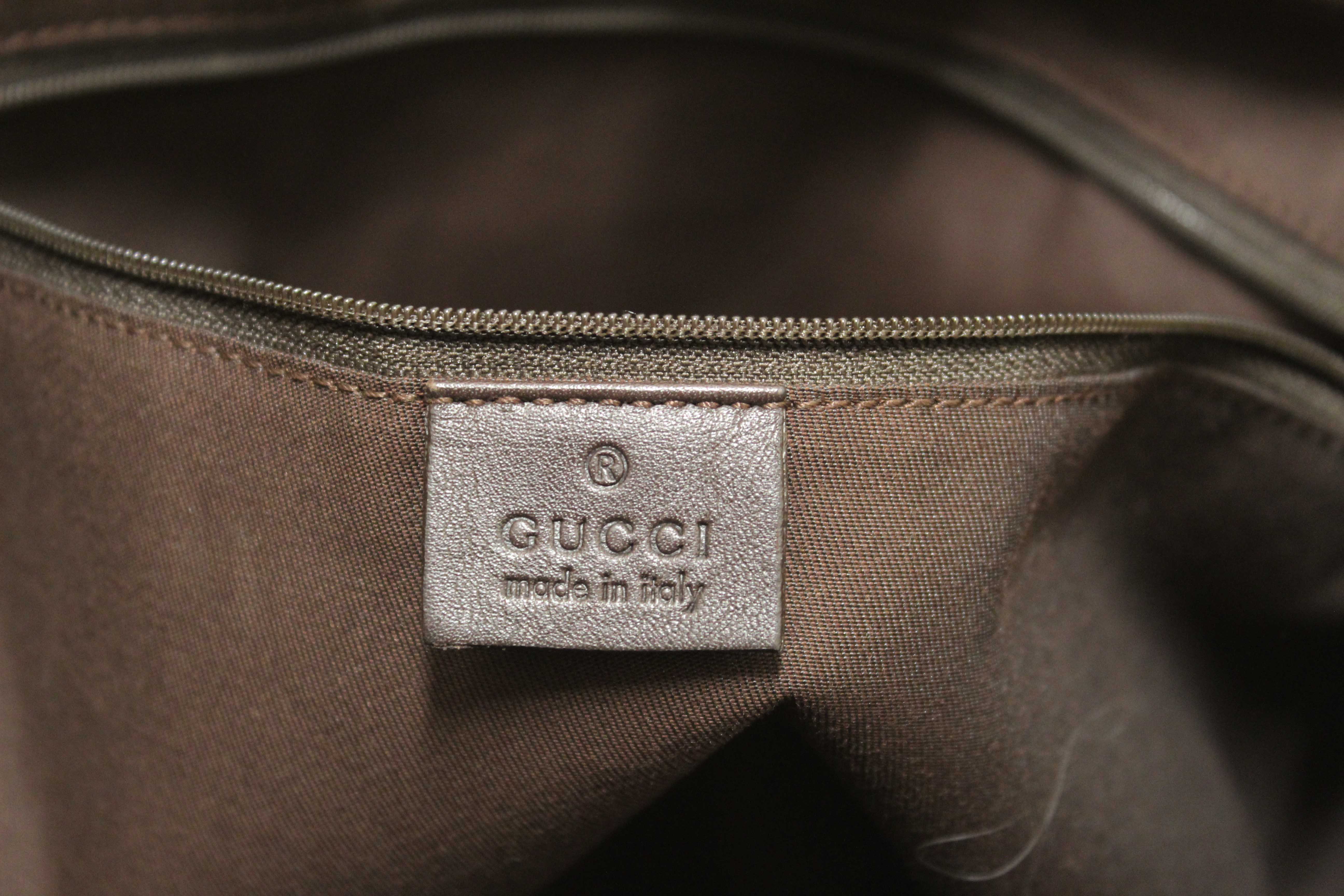 Authentic Gucci Dark Brown Medium Sukey Tote Bag 211944