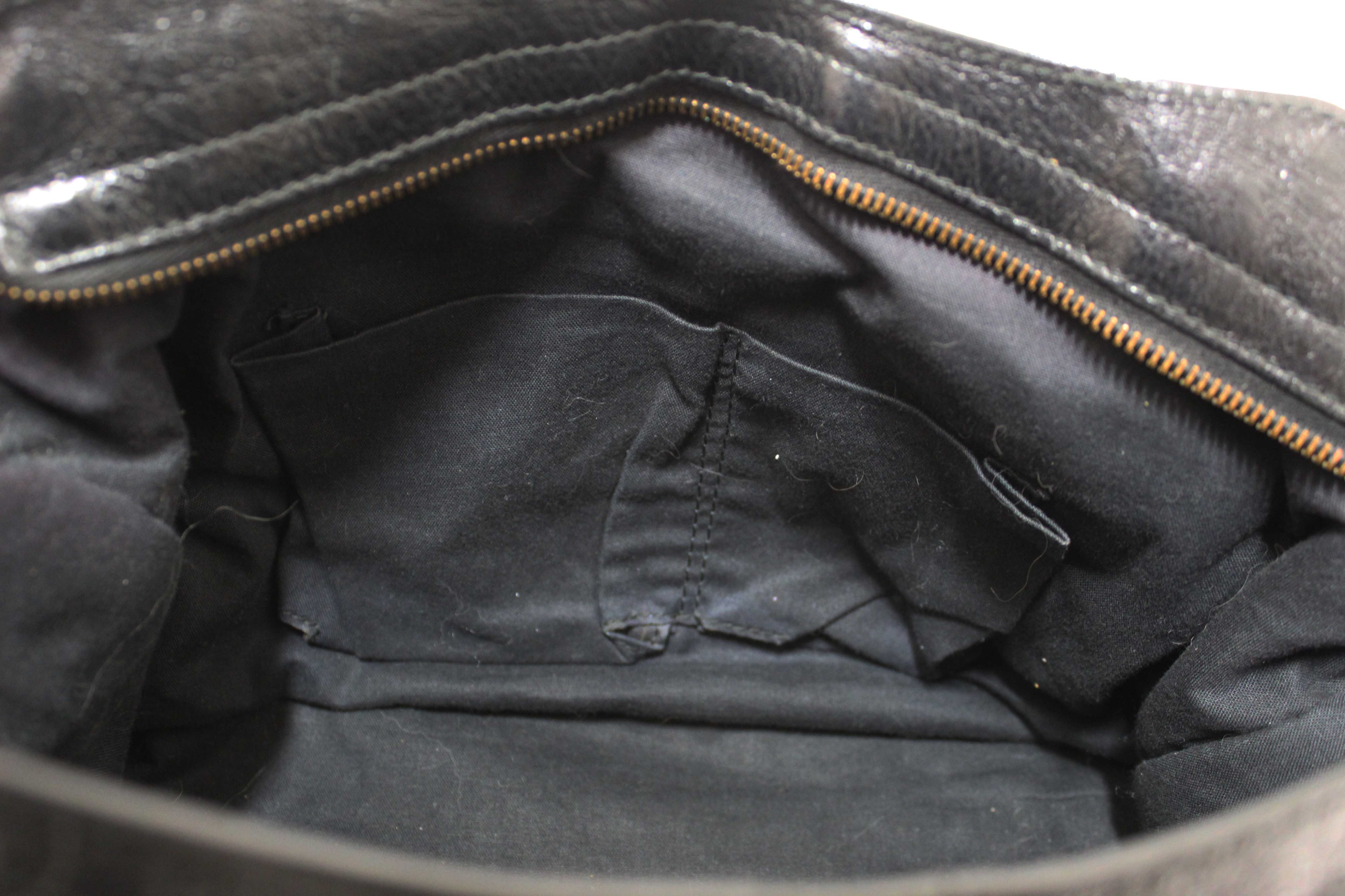 Authentic Balenciaga Black Classic City Lambskin Leather Shoulder Bag