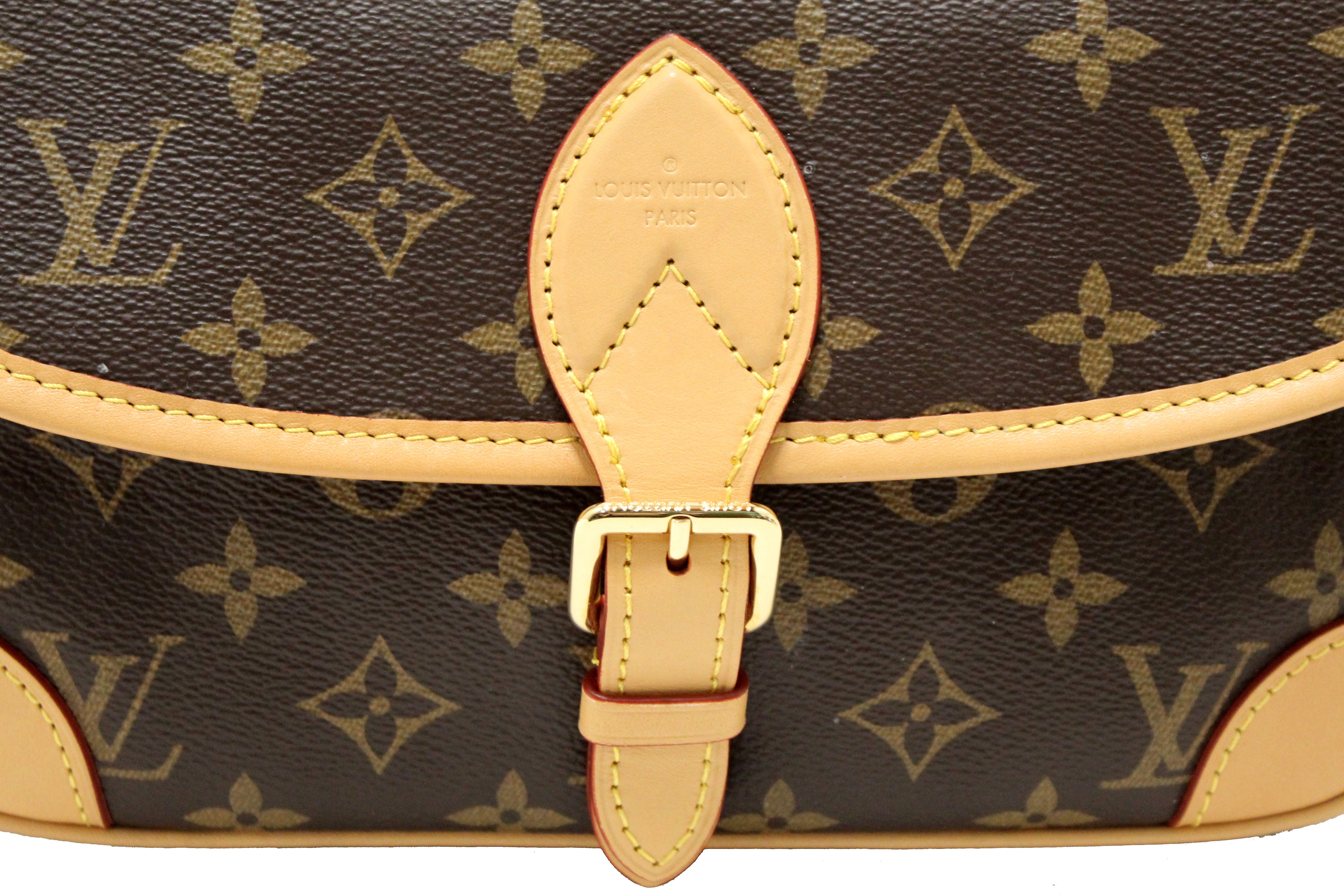 Authentic Louis Vuitton Classic Monogram Diana Shoulder Bag