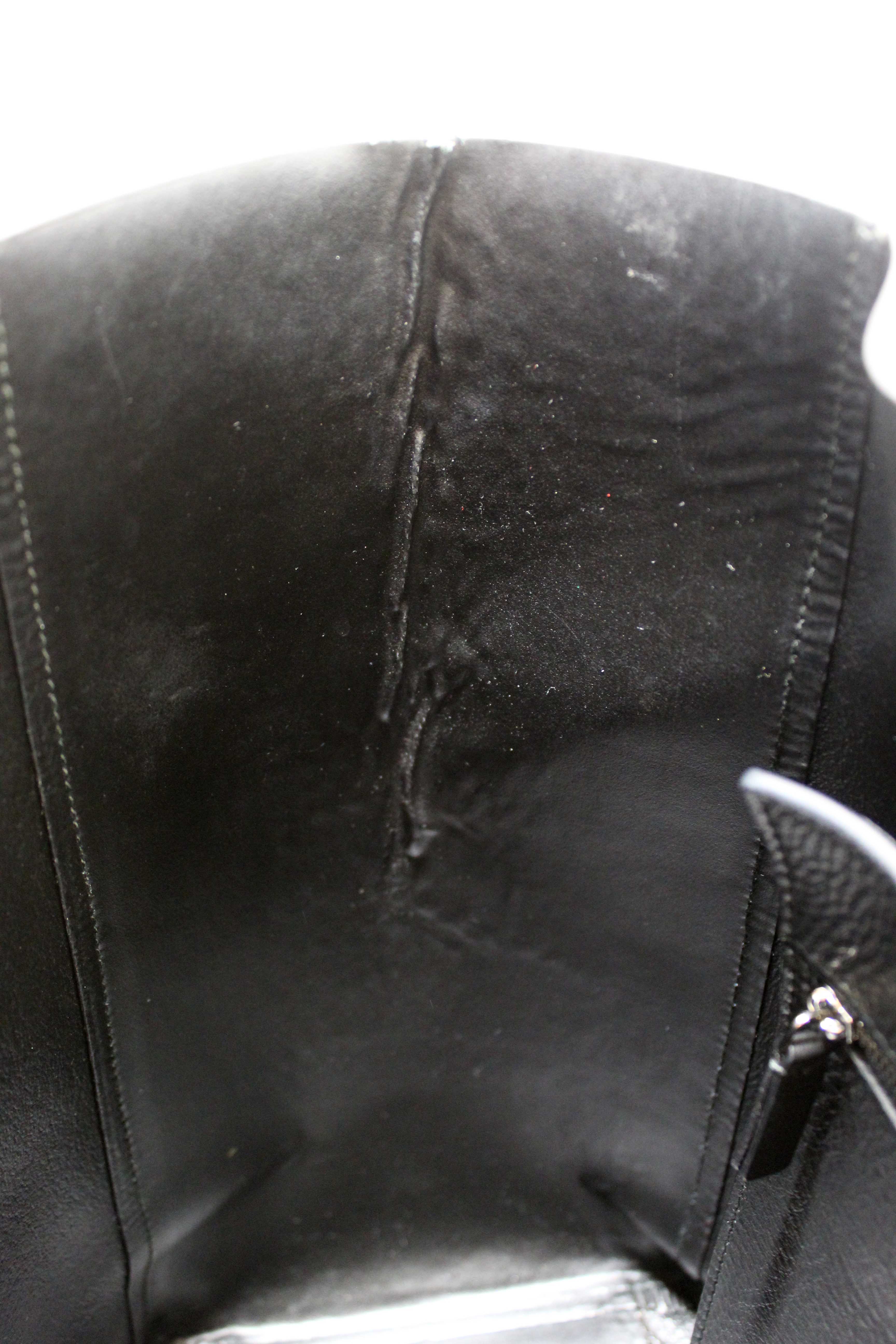 Authentic Balenciaga Black Calfskin Leather Everyday Small Tote Bag