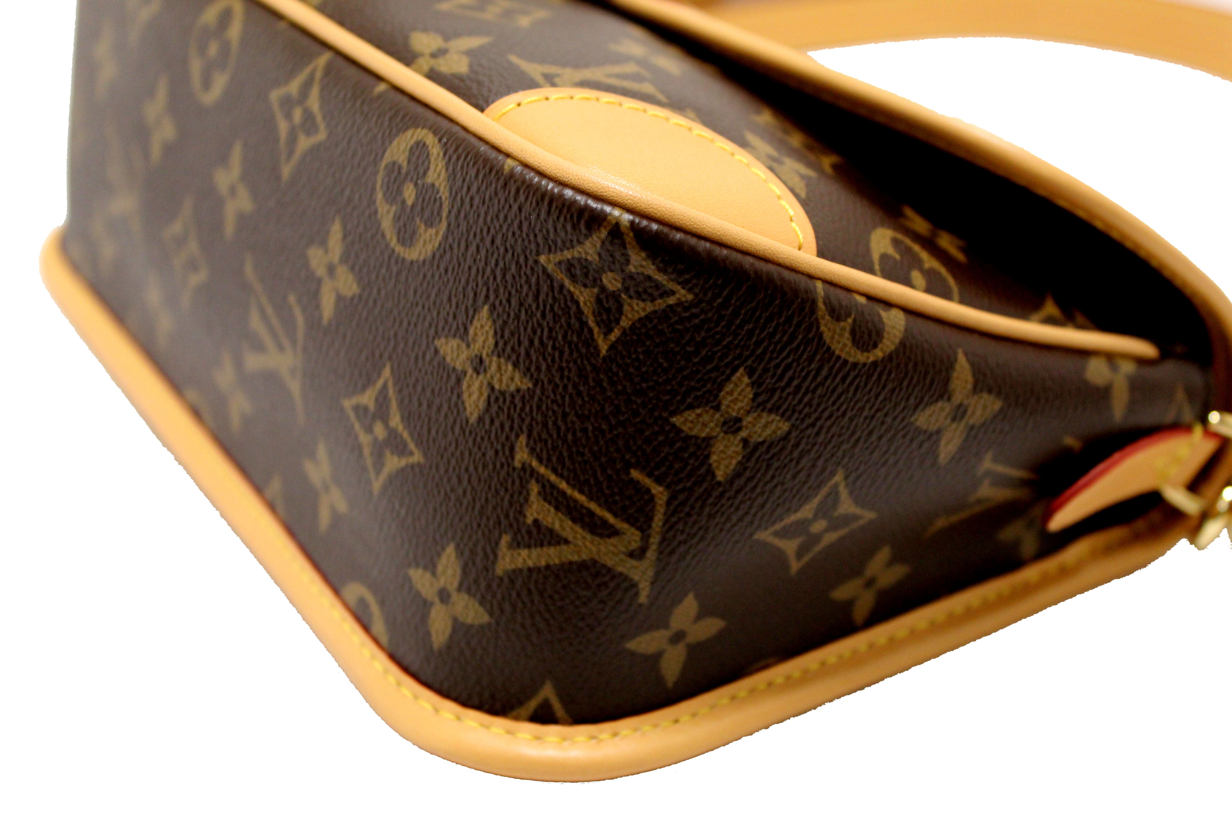 Authentic Louis Vuitton Classic Monogram Diana Shoulder Bag