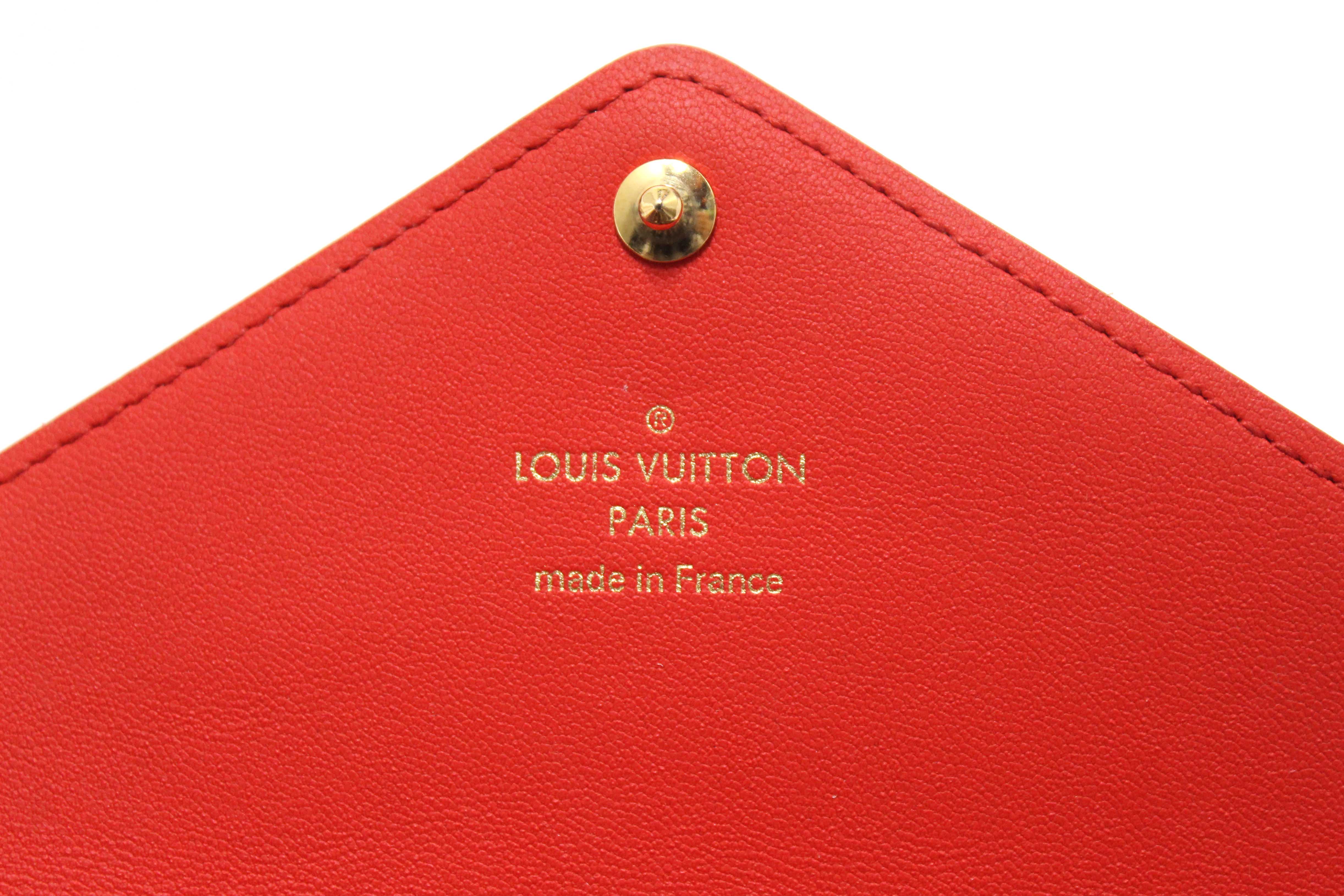Authentic Louis Vuitton Classic Monogram Kirigami Pochette Medium Size