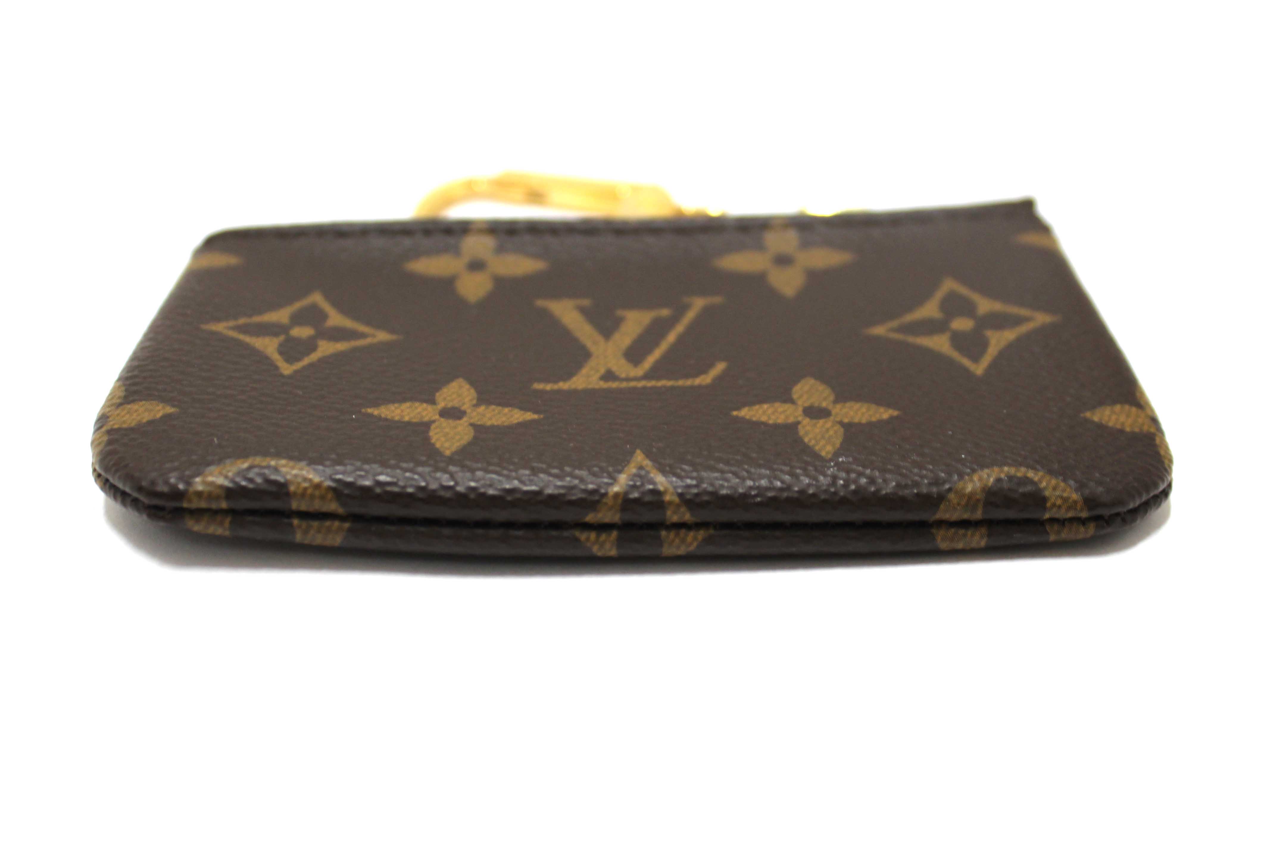 Authentic Louis Vuitton Classic Monogram Canvas Key Pouch