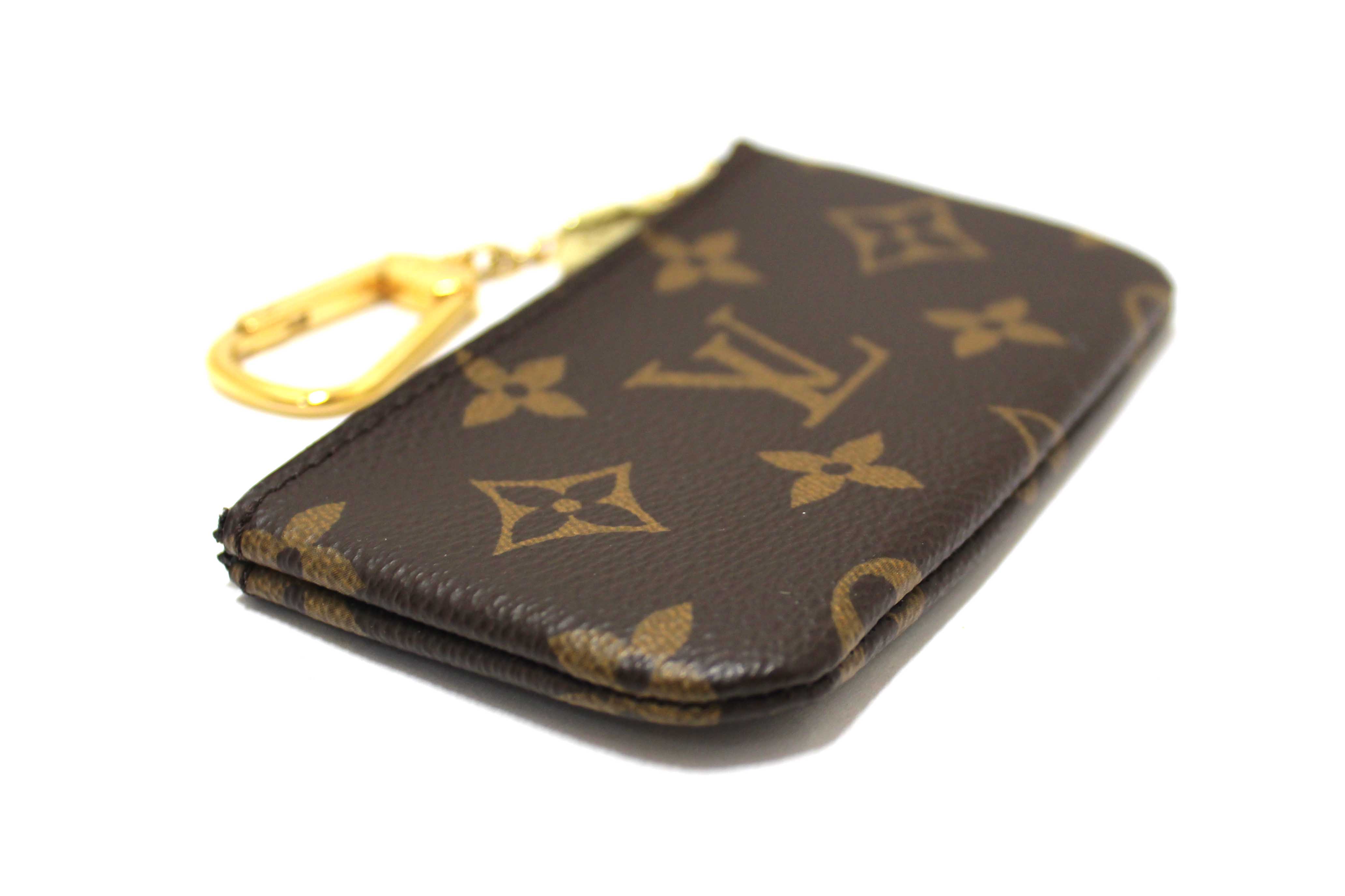Authentic Louis Vuitton Classic Monogram Canvas Key Pouch