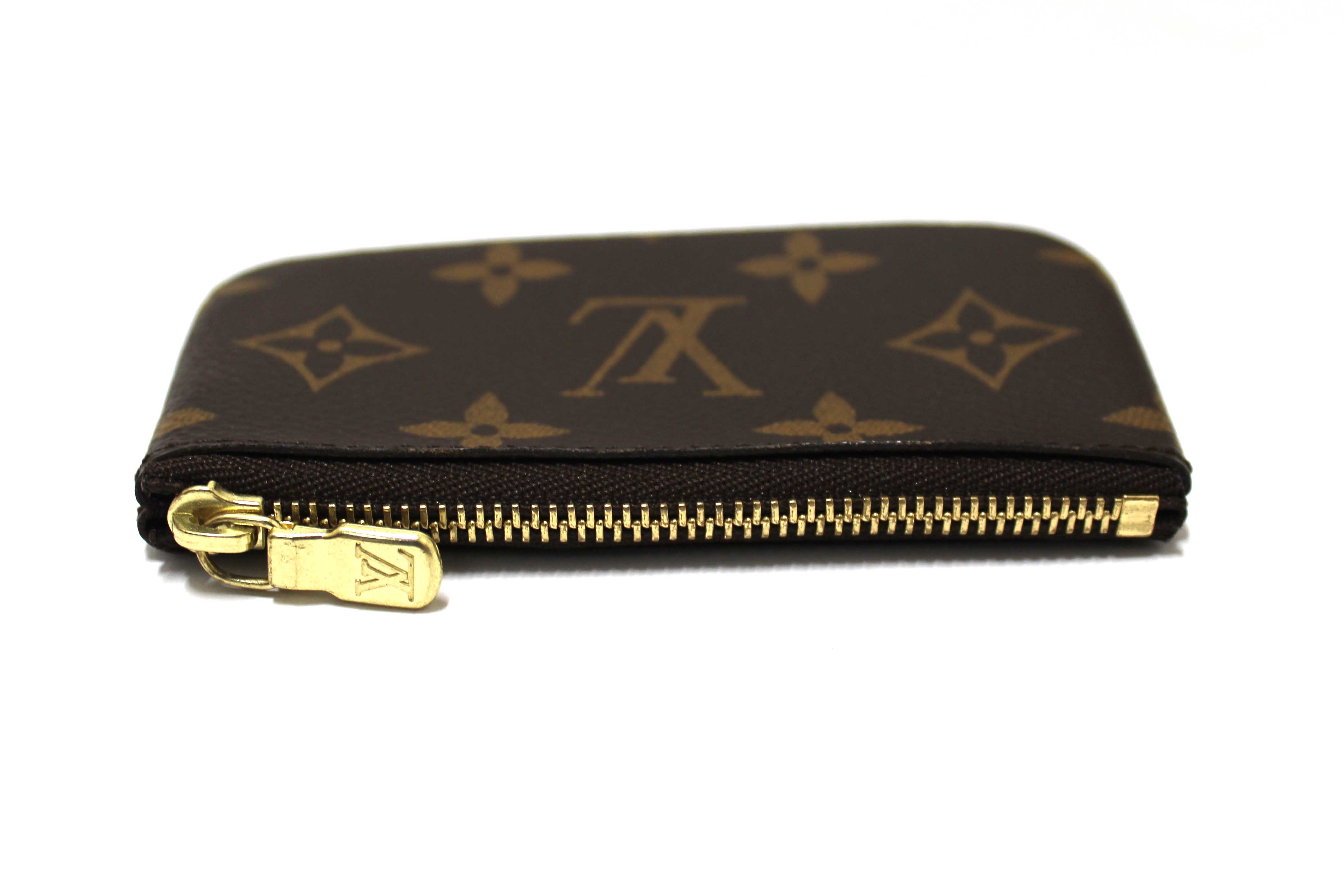 Authentic Louis Vuitton Classic Monogram Canvas Key Pouch