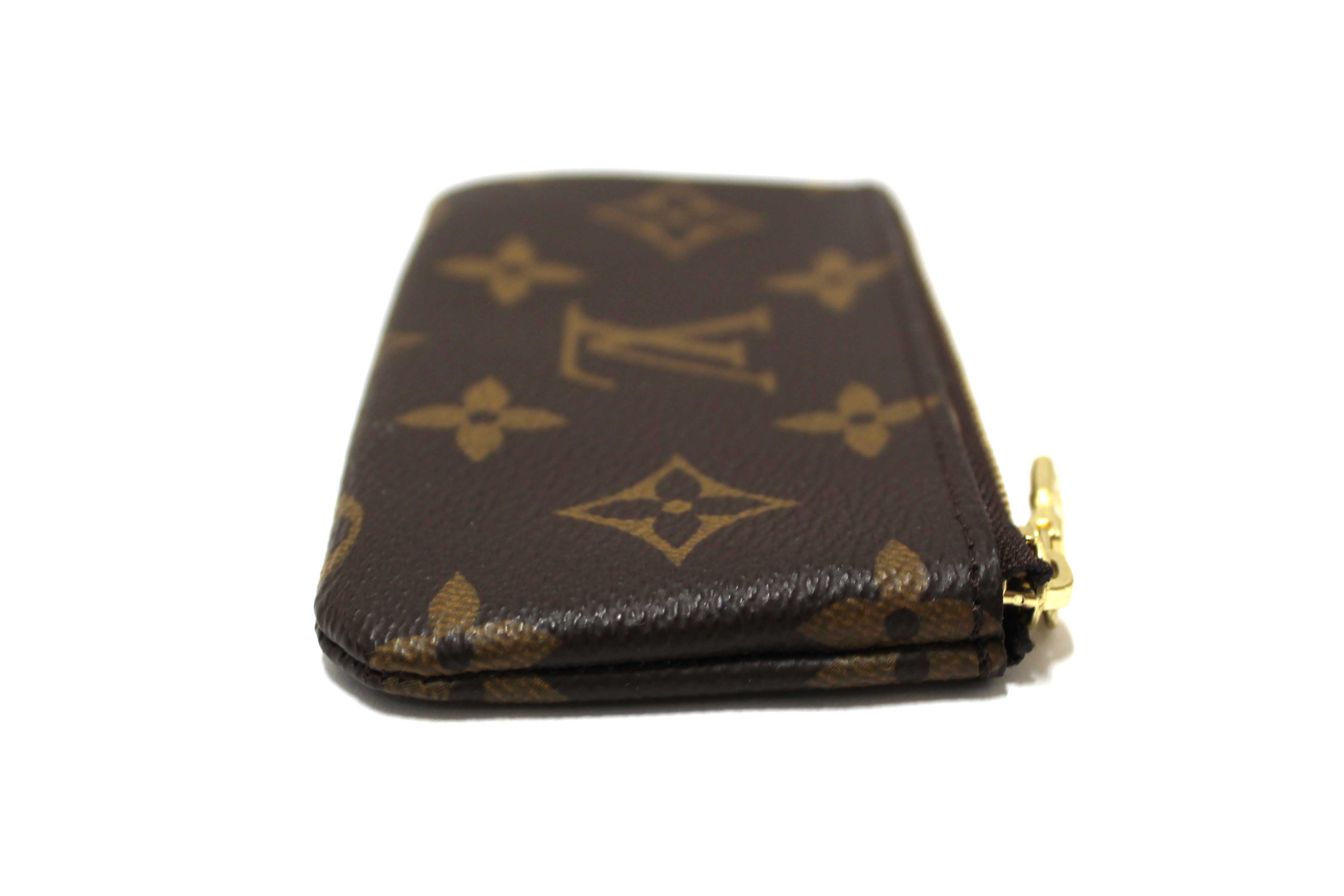 Authentic Louis Vuitton Classic Monogram Canvas Key Pouch