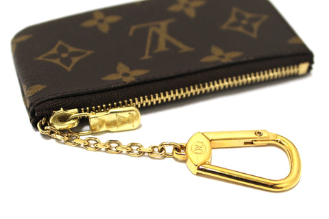 Authentic Louis Vuitton Classic Monogram Canvas Key Pouch
