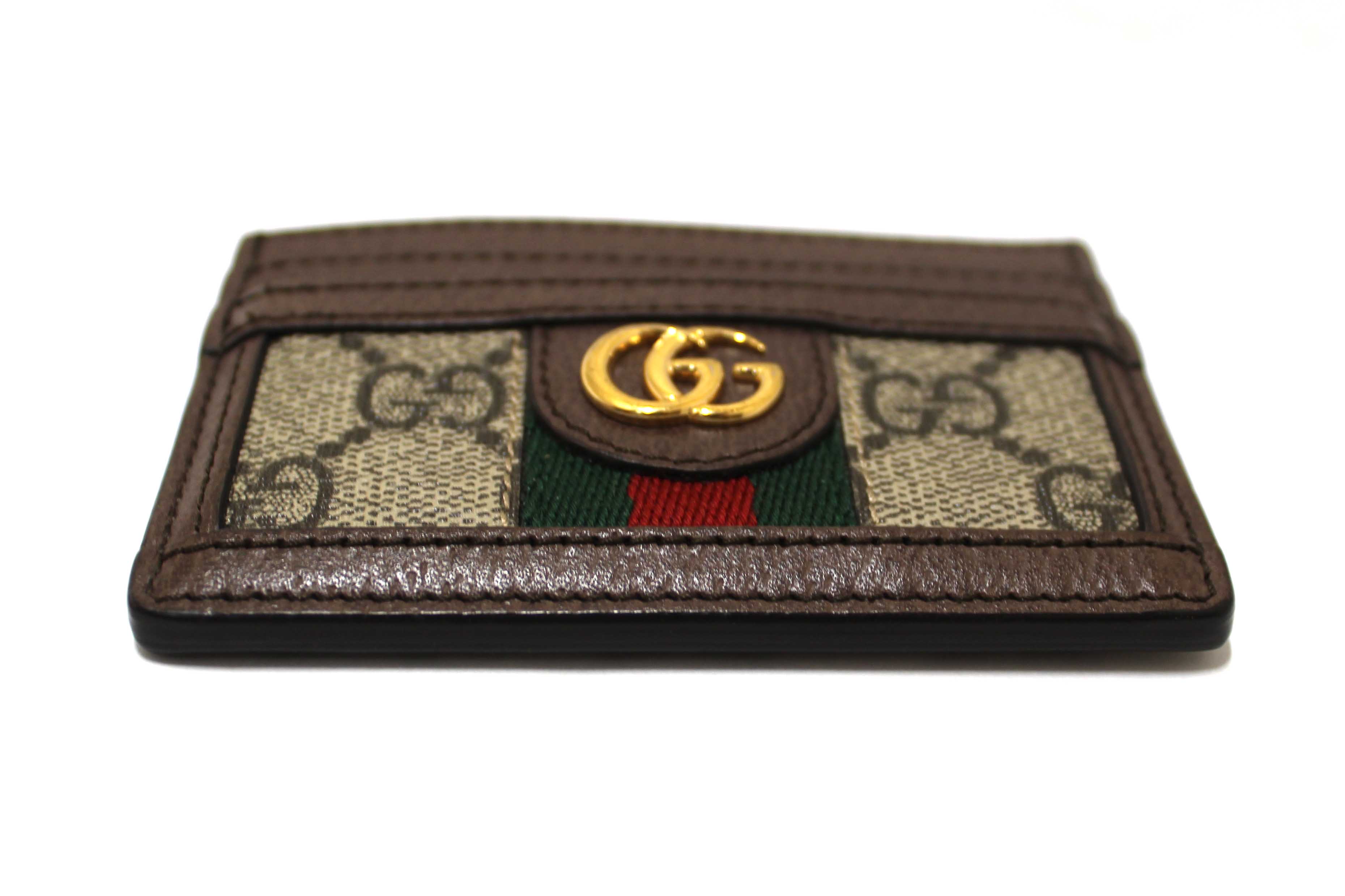 Authentic Gucci GG Supreme Ophidia Card Case