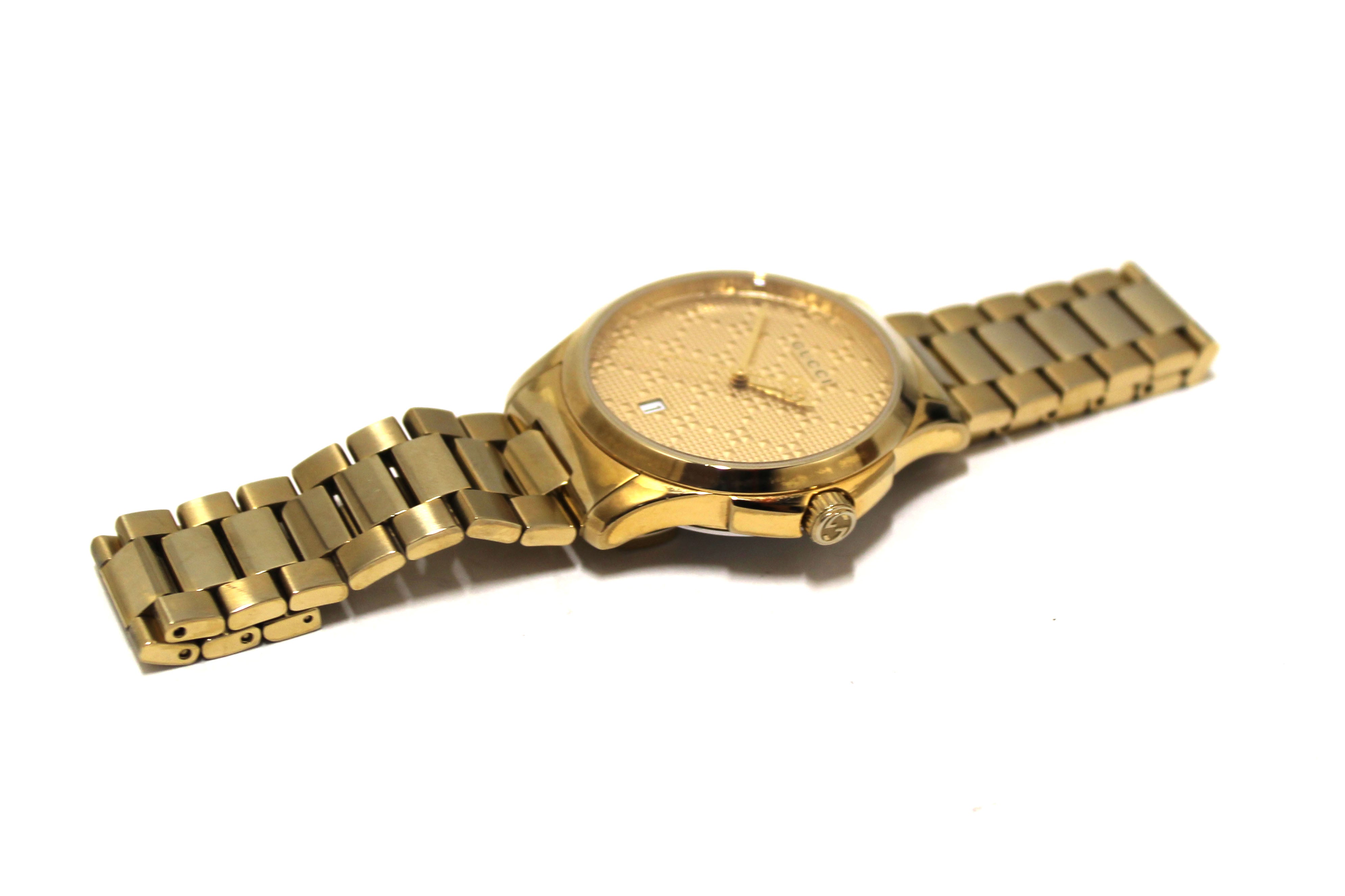 Authentic Gucci Swiss Quartz and Alloy Dress Gold-Toned Watch Paris Station Shop Authentic Gucci Swiss Quartz and Alloy Dress Gold-Toned Watch Paris Station Shop