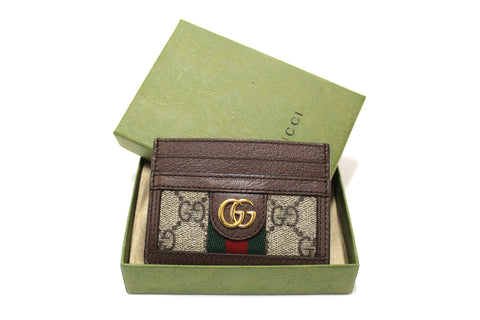 Authentic Gucci GG Supreme Ophidia Card Case