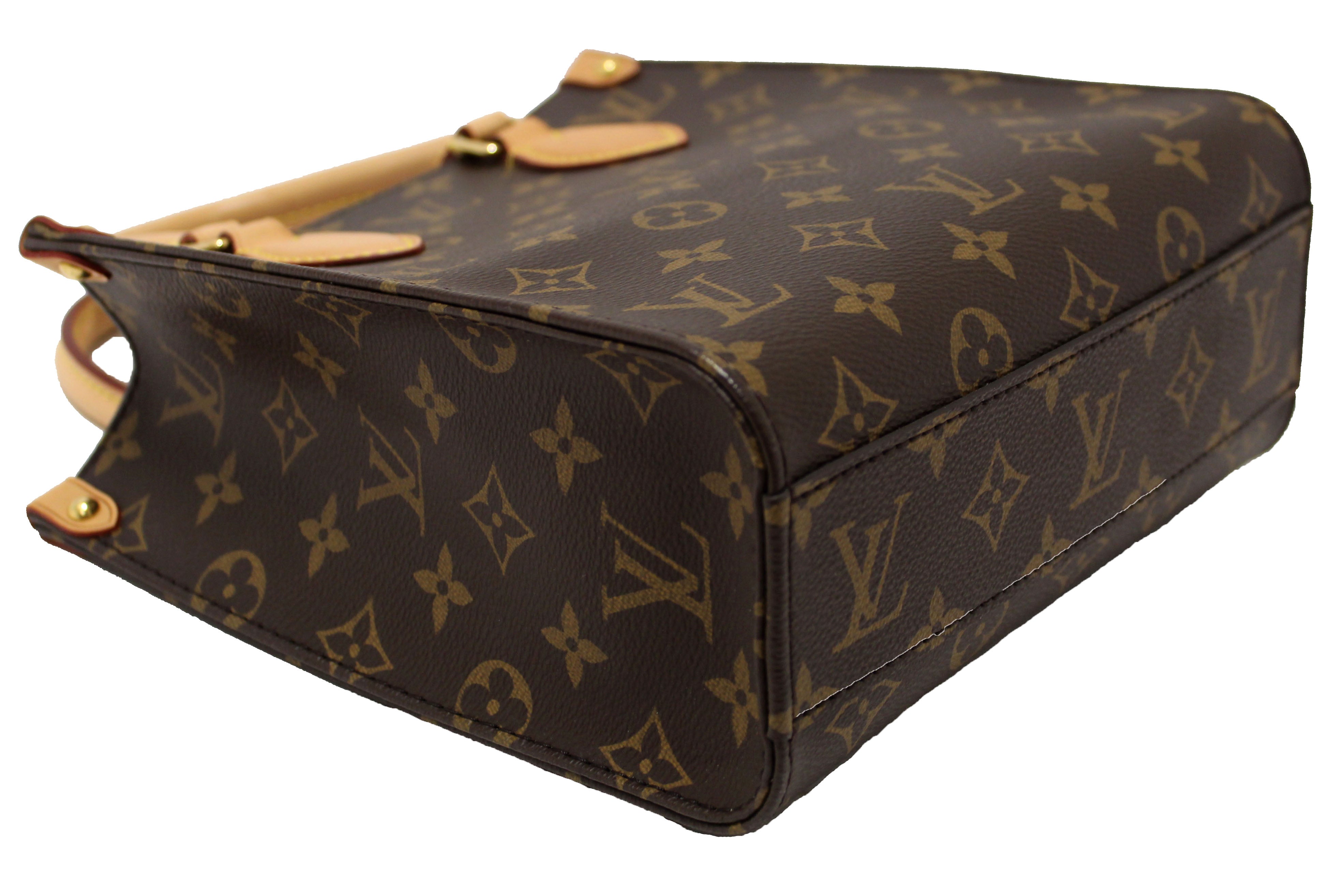 Authentic Louis Vuitton Classic Monogram Canvas Sac Plat BB Handbag