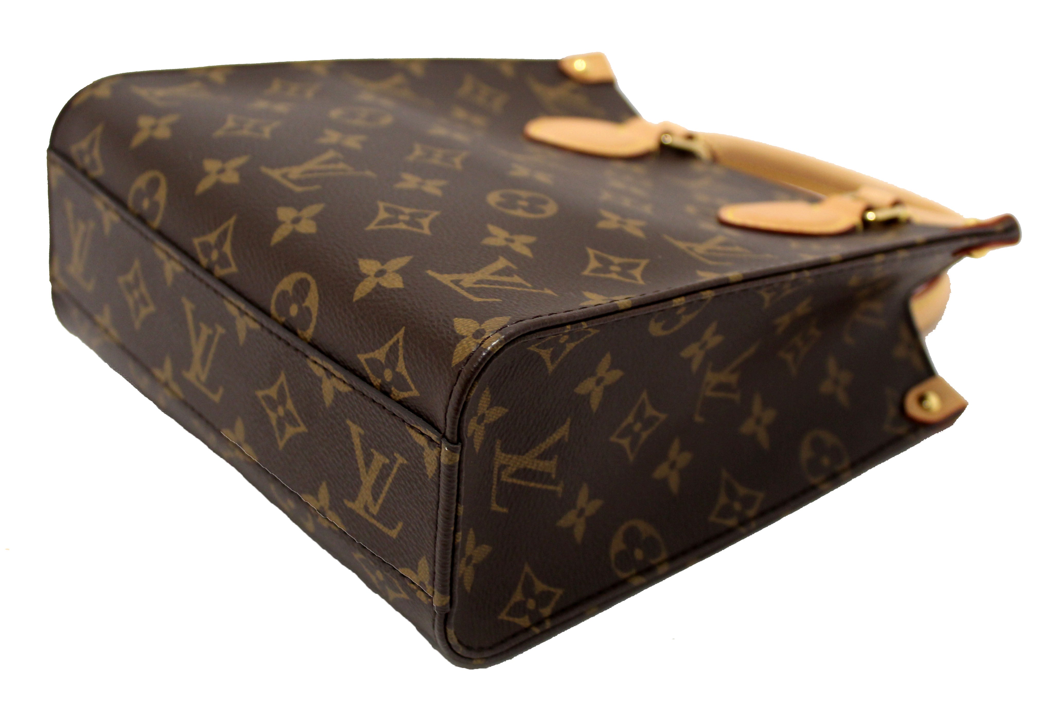 Authentic Louis Vuitton Classic Monogram Canvas Sac Plat BB Handbag