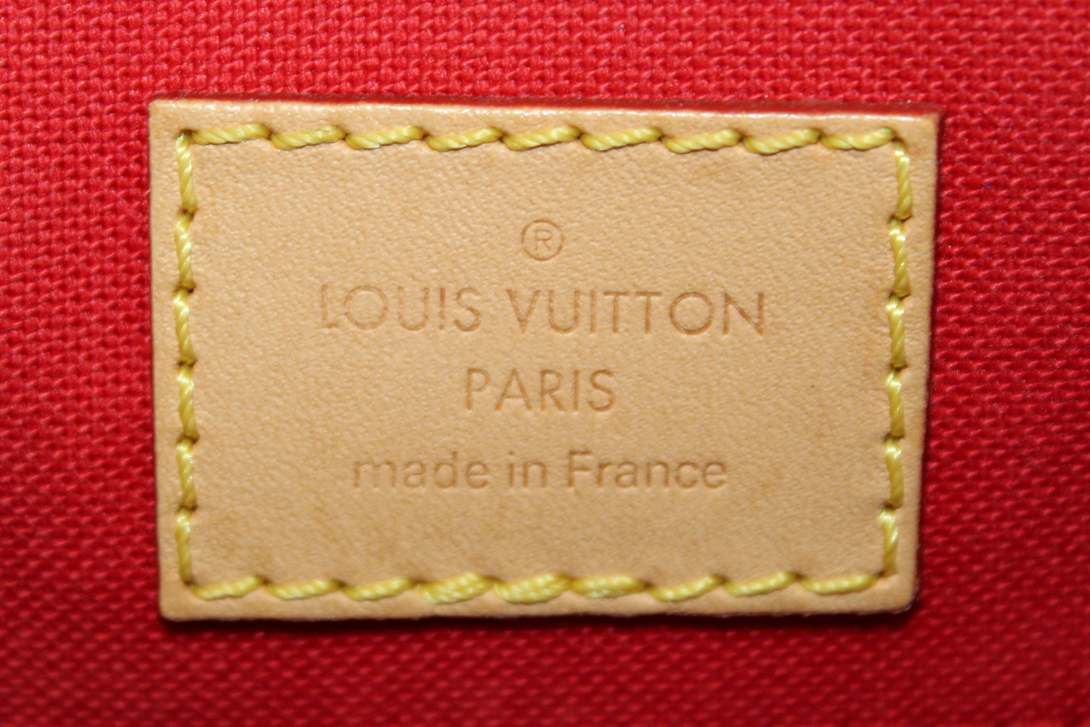 Authentic Louis Vuitton Classic Monogram Canvas Sac Plat BB Handbag