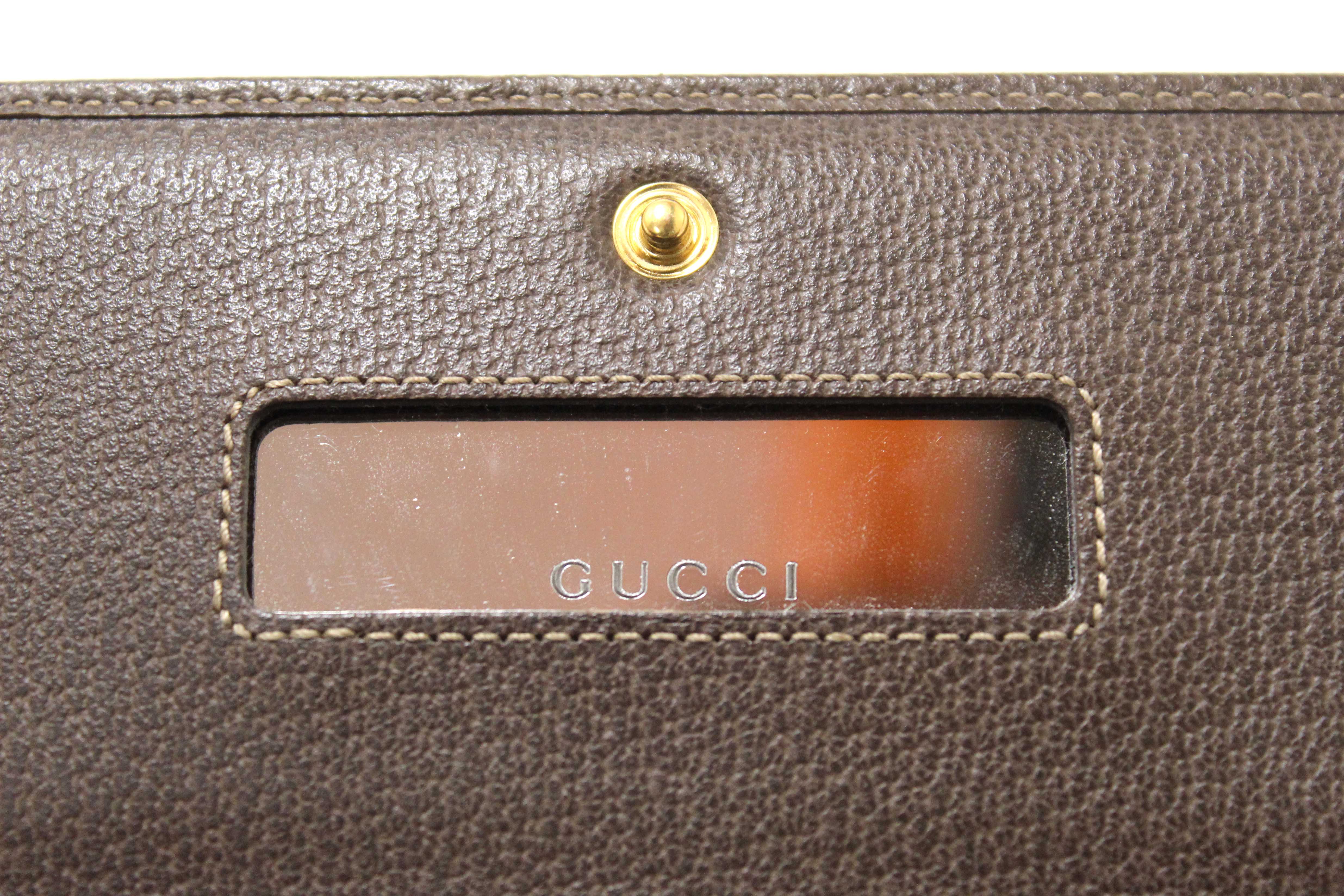 Authentic Gucci GG Supreme Ophidia Chain Wallet