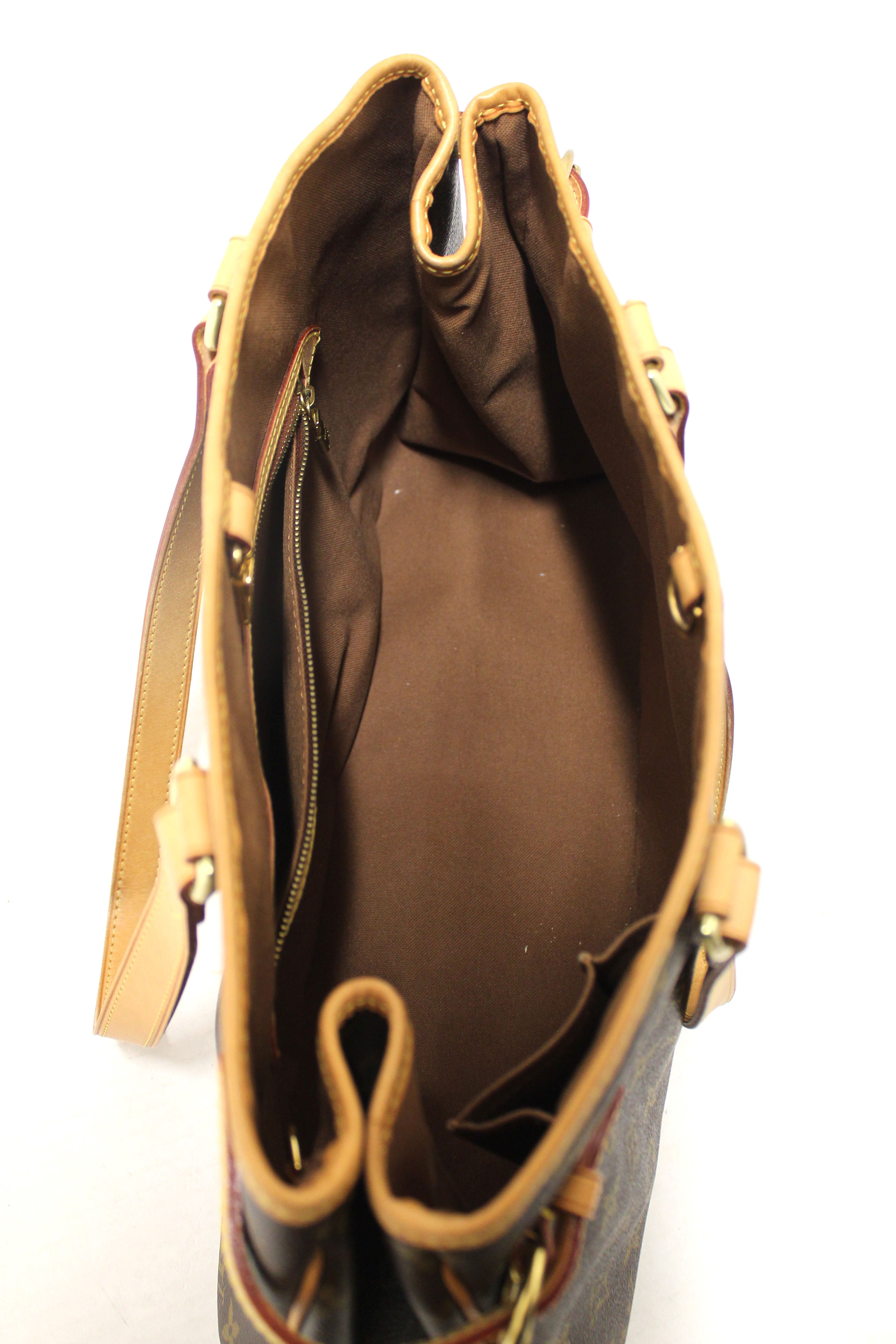 Authentic Louis Vuitton Classic Monogram Horizontal Batignolles Tote Shoulder Bag