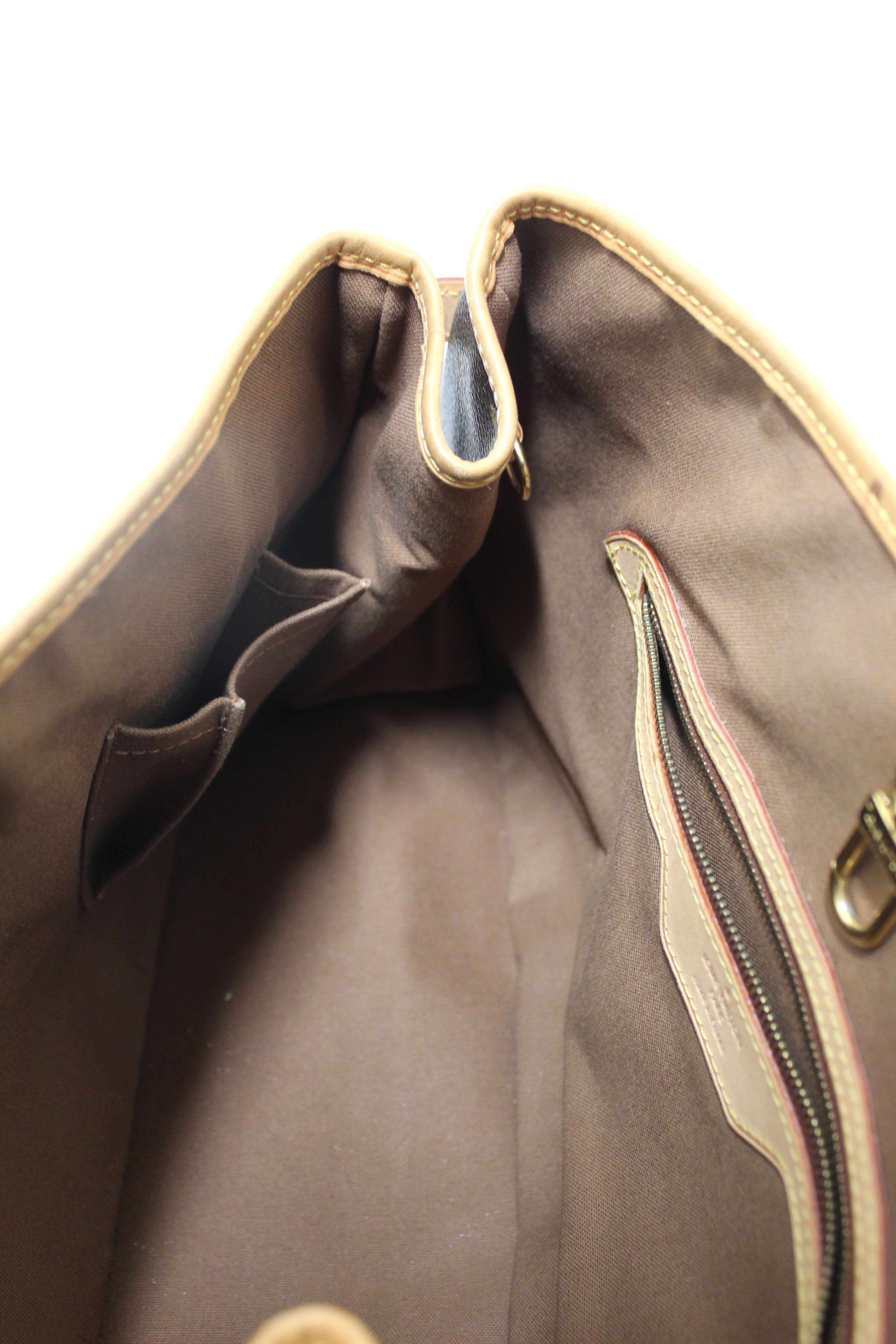 Authentic Louis Vuitton Classic Monogram Horizontal Batignolles Tote Shoulder Bag