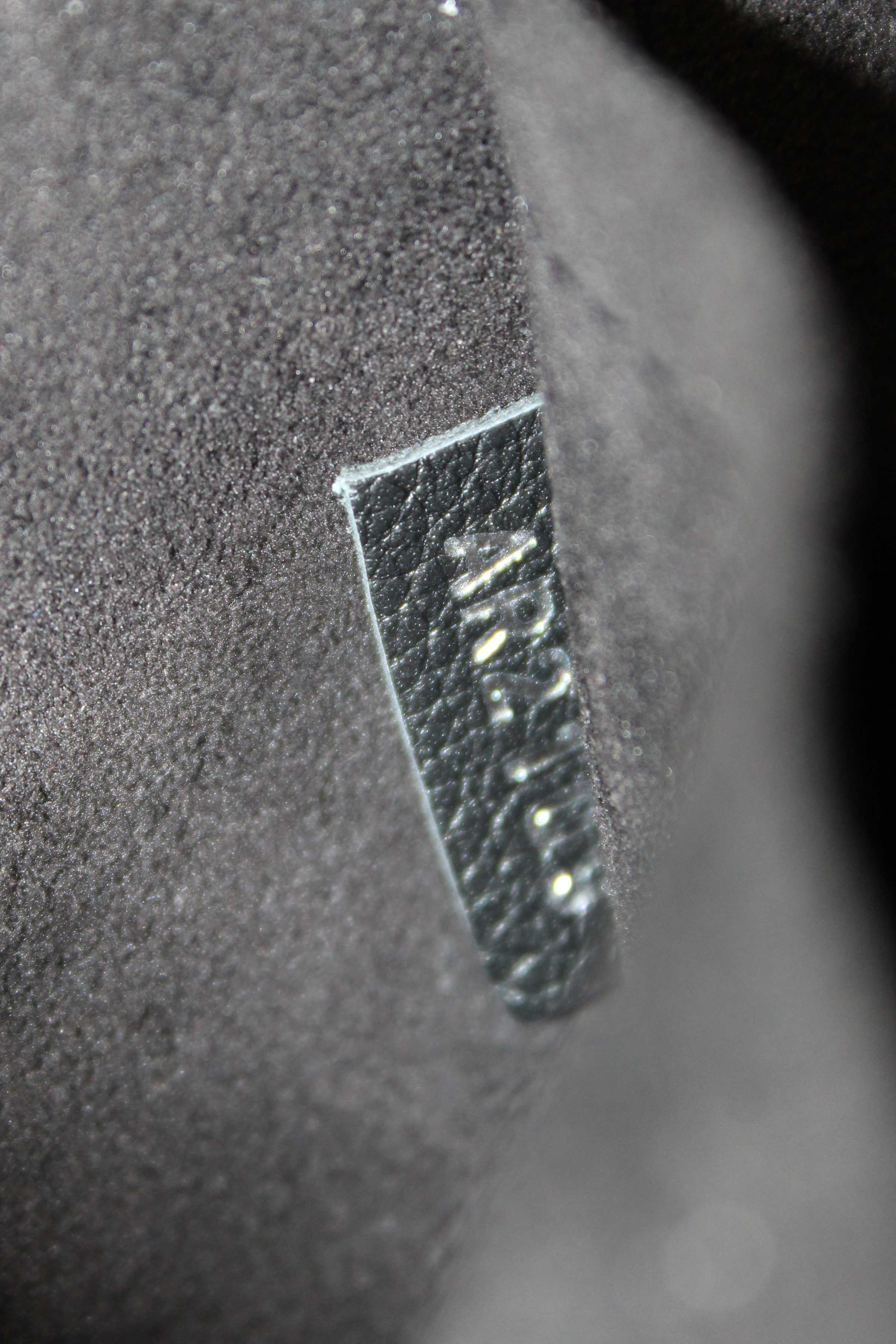 Authentic Louis Vuitton Black Calfskin Leather Mylockme Chain Bag