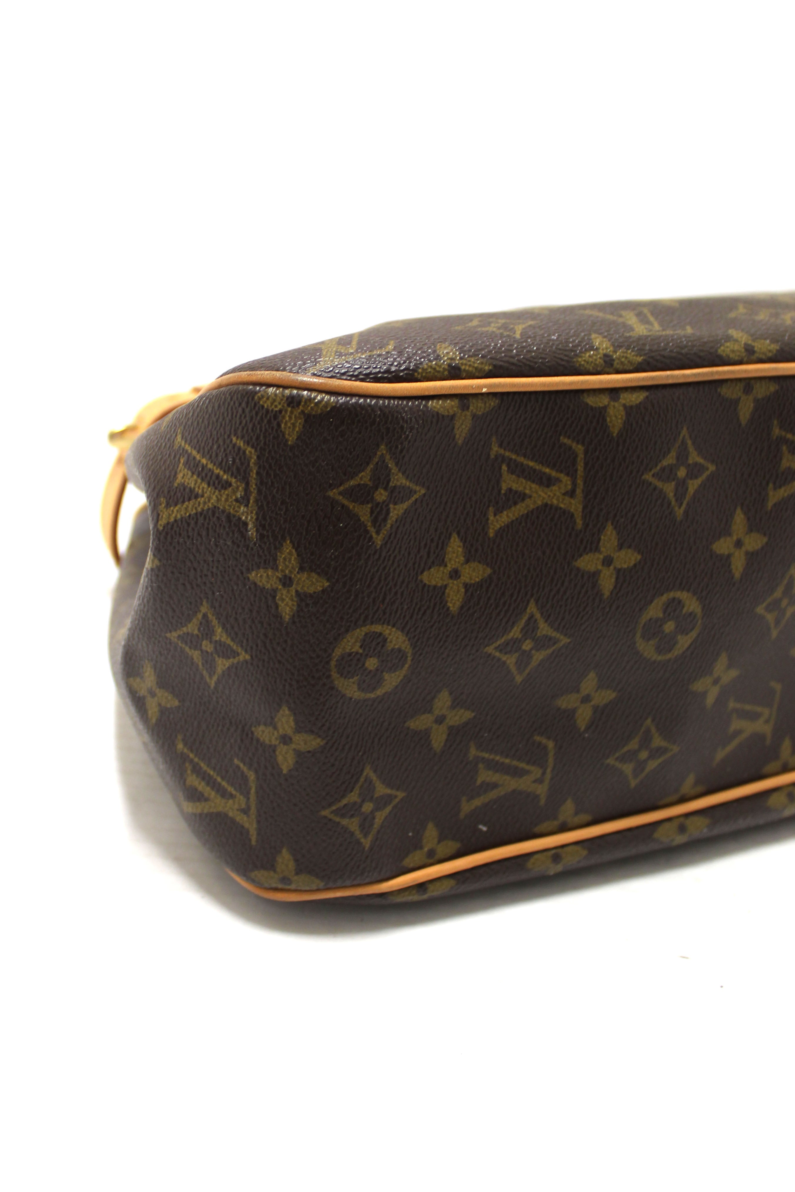 Authentic Louis Vuitton Classic Monogram Horizontal Batignolles Tote Shoulder Bag