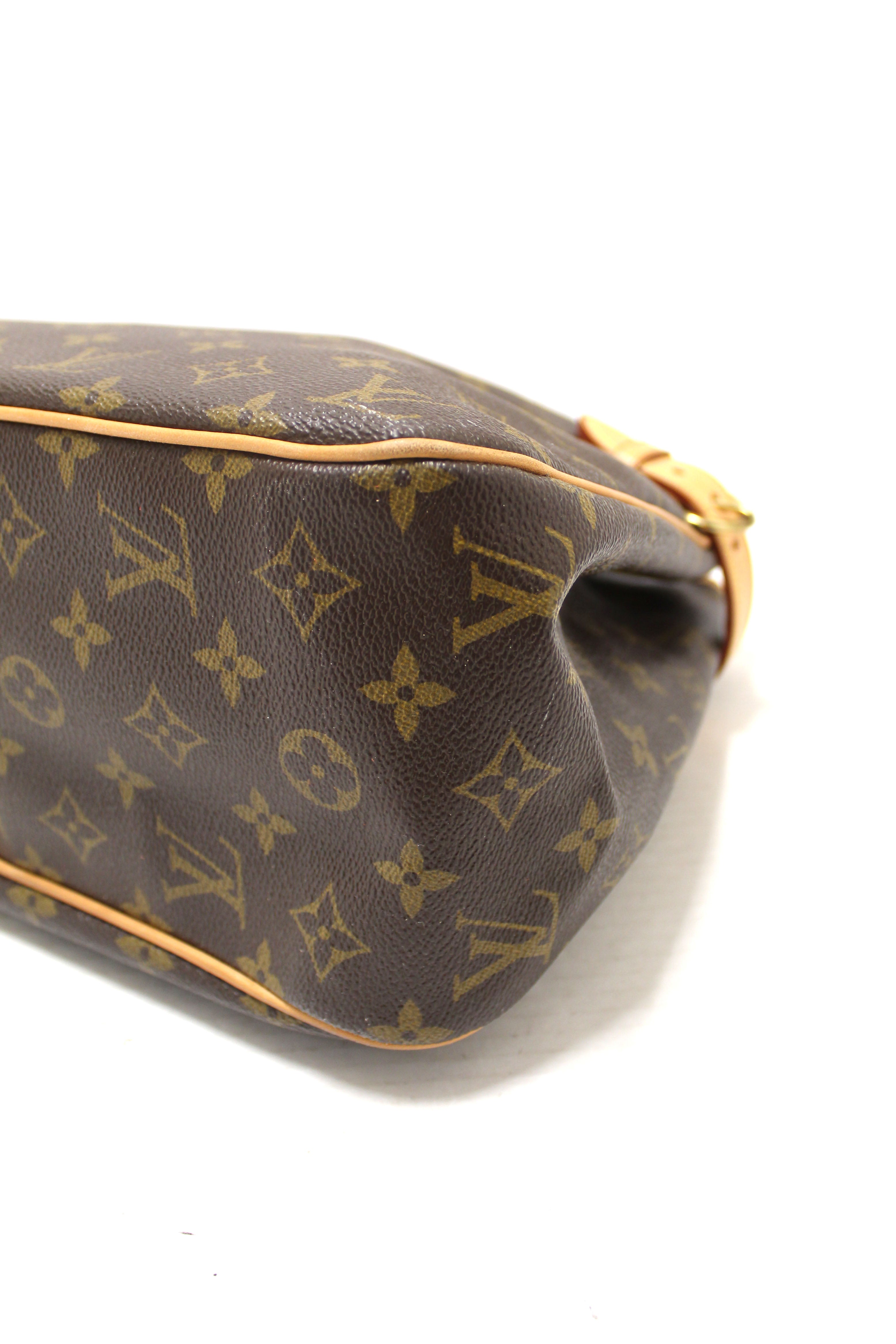 Authentic Louis Vuitton Classic Monogram Horizontal Batignolles Tote Shoulder Bag