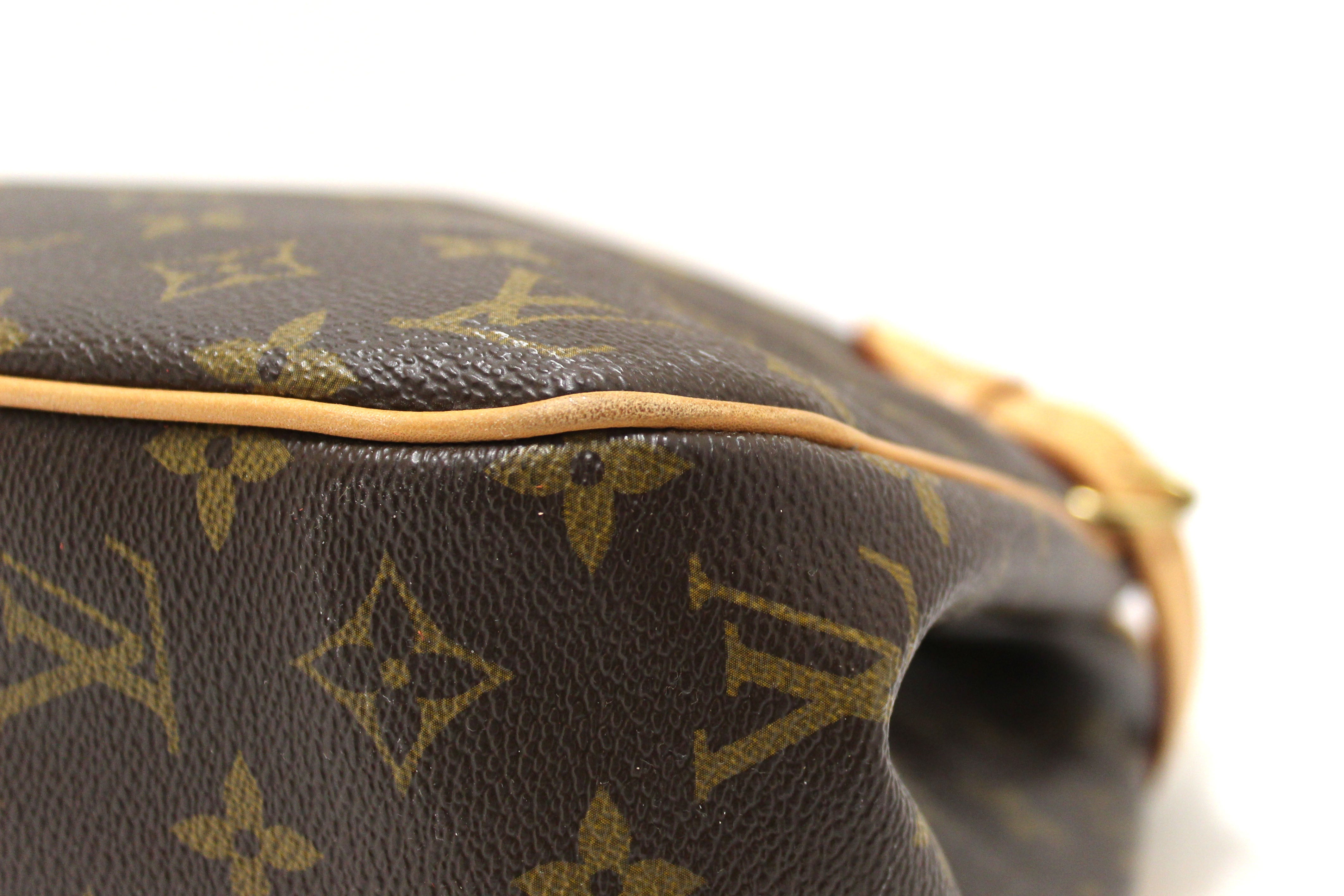 Authentic Louis Vuitton Classic Monogram Horizontal Batignolles Tote Shoulder Bag
