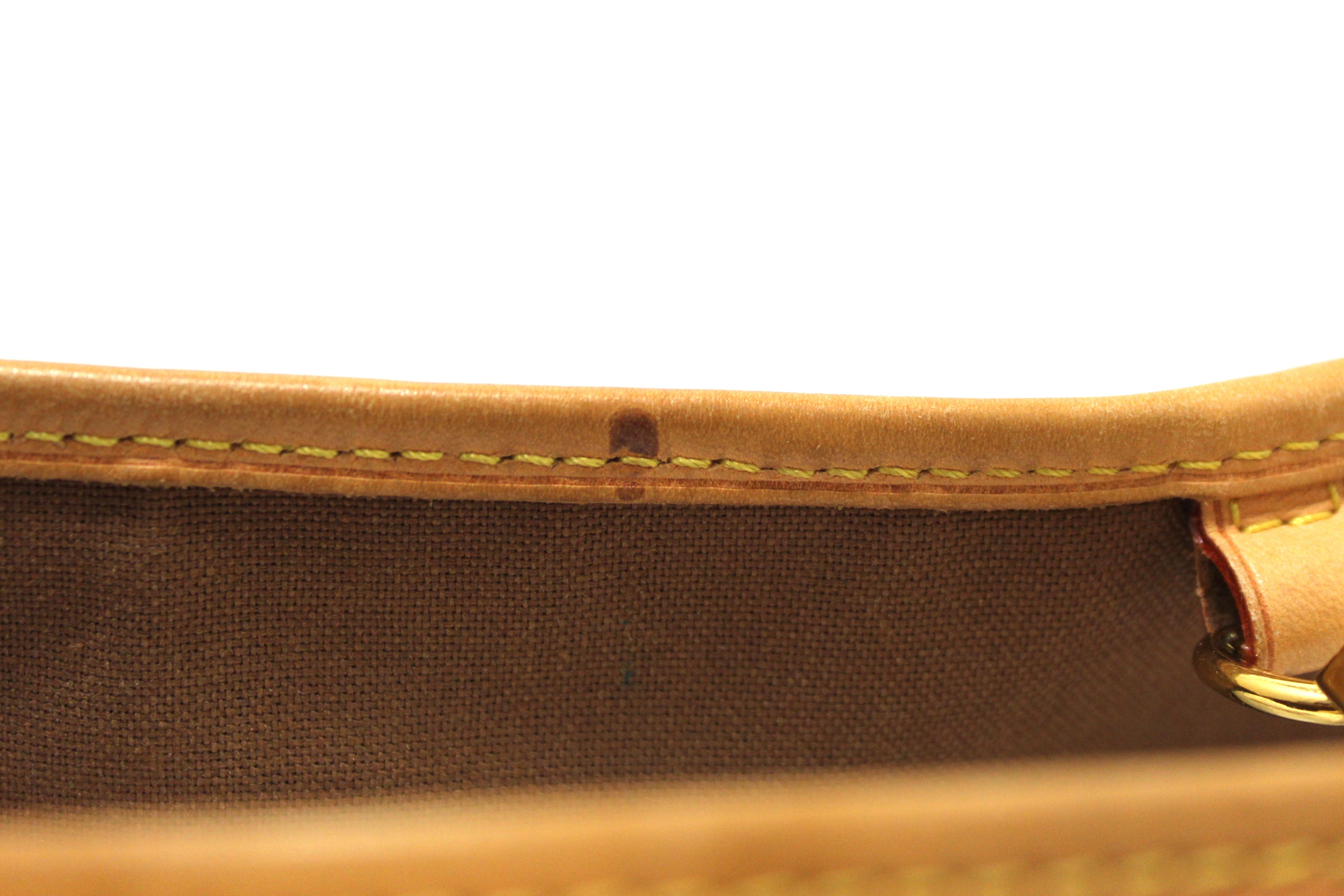 Authentic Louis Vuitton Classic Monogram Horizontal Batignolles Tote Shoulder Bag