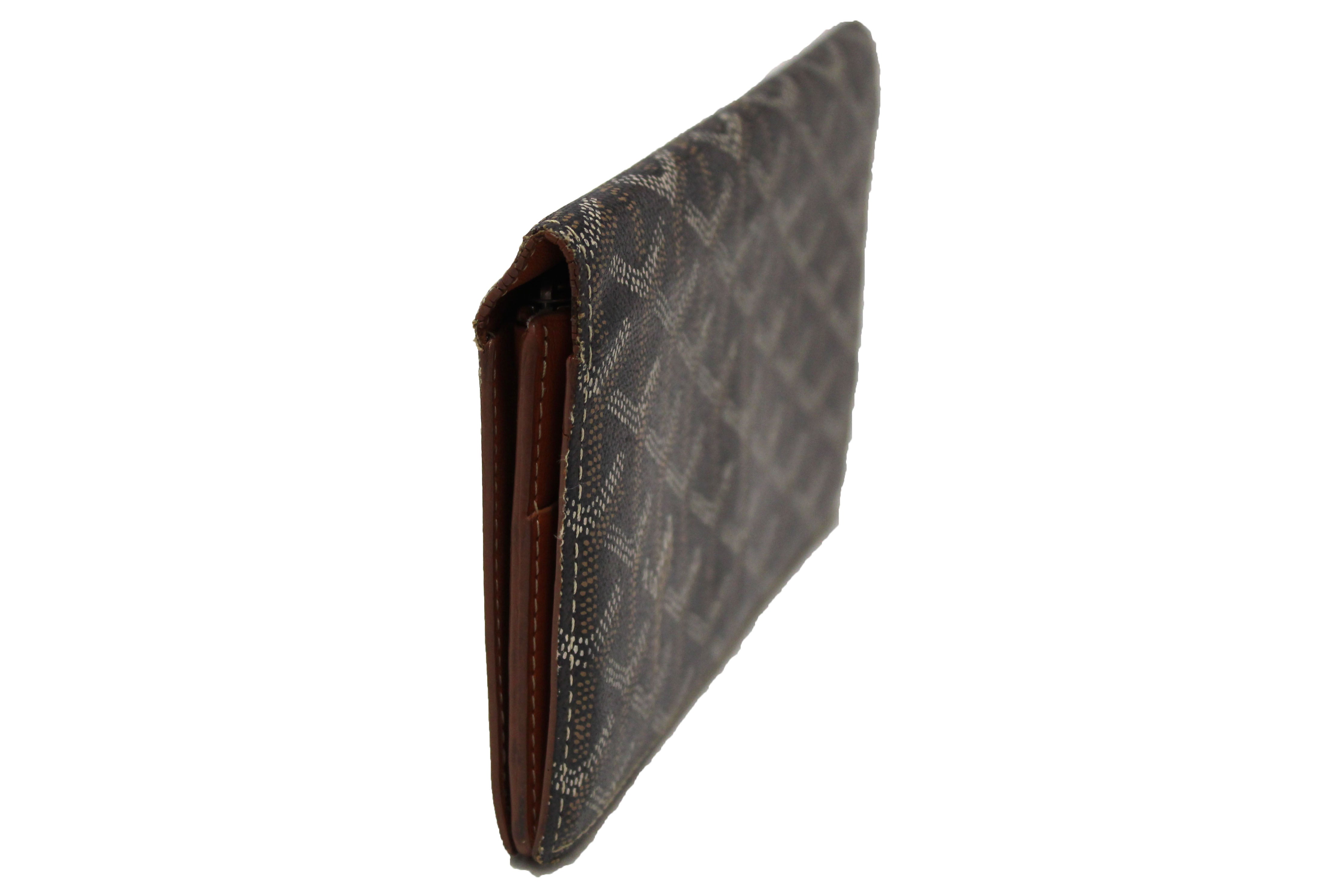 Black Goyard Goyardine Richelieu Wallet – Designer Revival