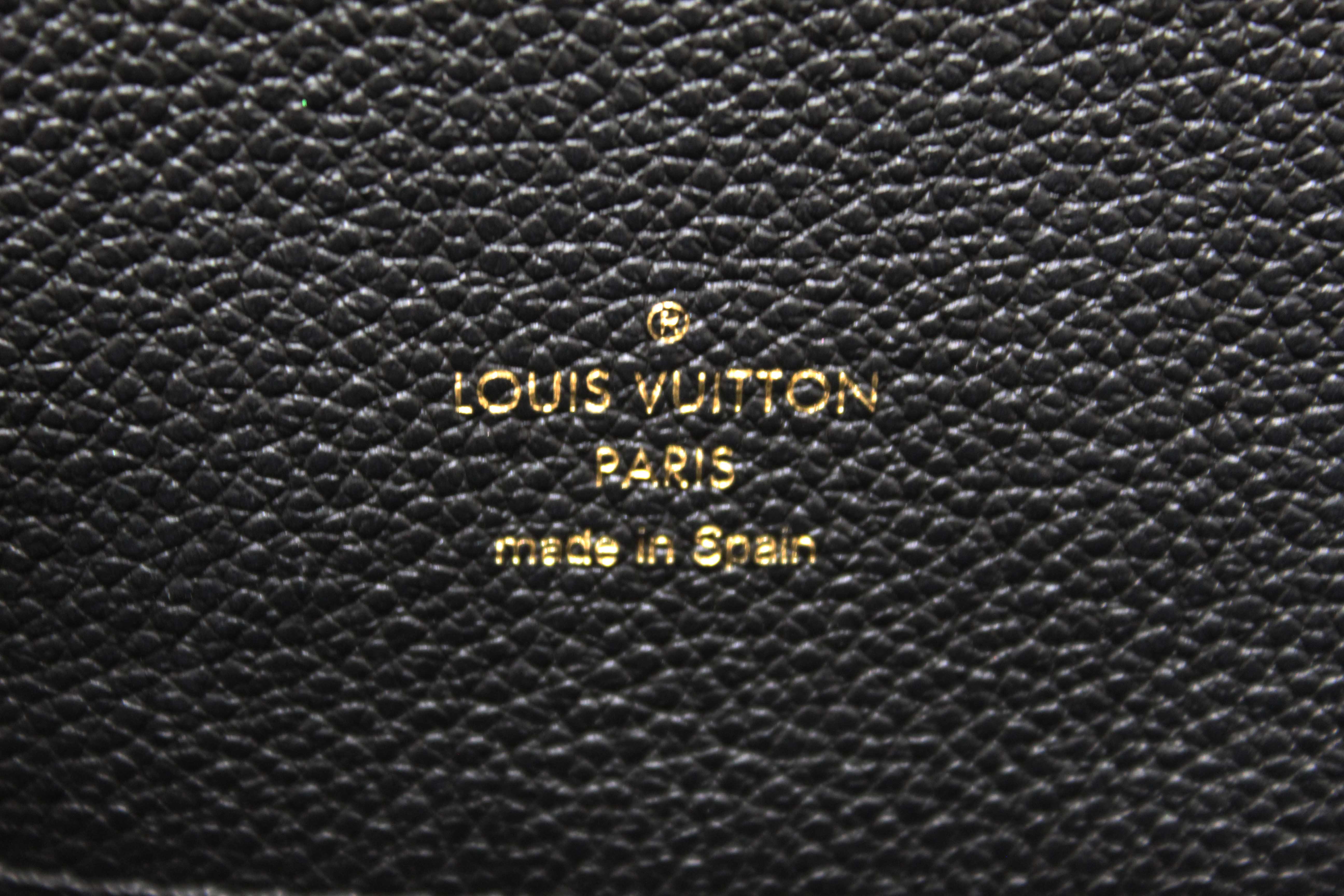 Authentic Louis Vuitton Black Monogram Empreinte Bagatelle Bag
