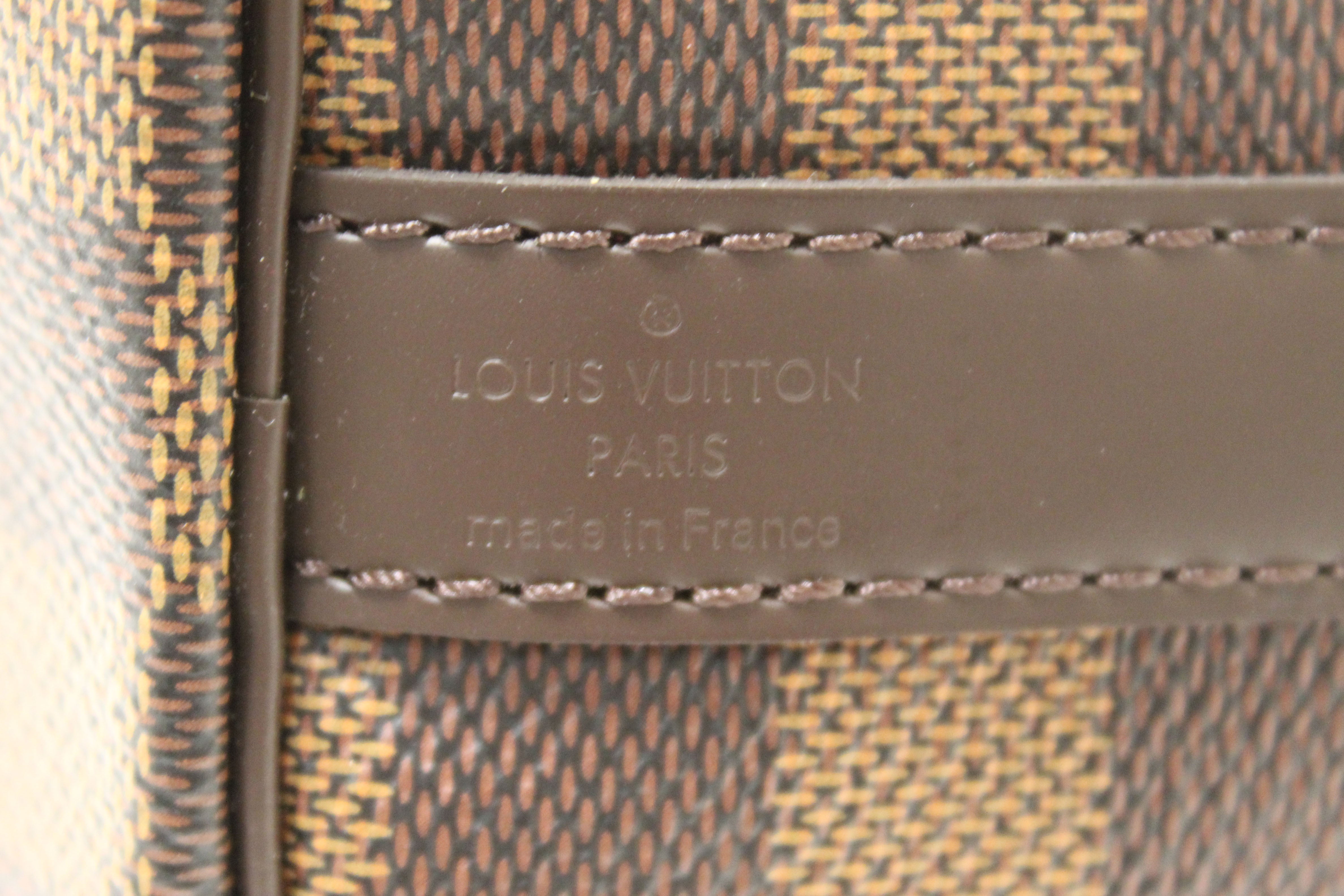 Authentic Louis Vuitton Damier Ebene Speedy 25 Bandouliere Bag