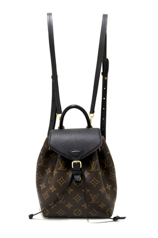 Authentic Louis Vuitton Classic Monogram Canvas Montsouris BB Backpack Bag