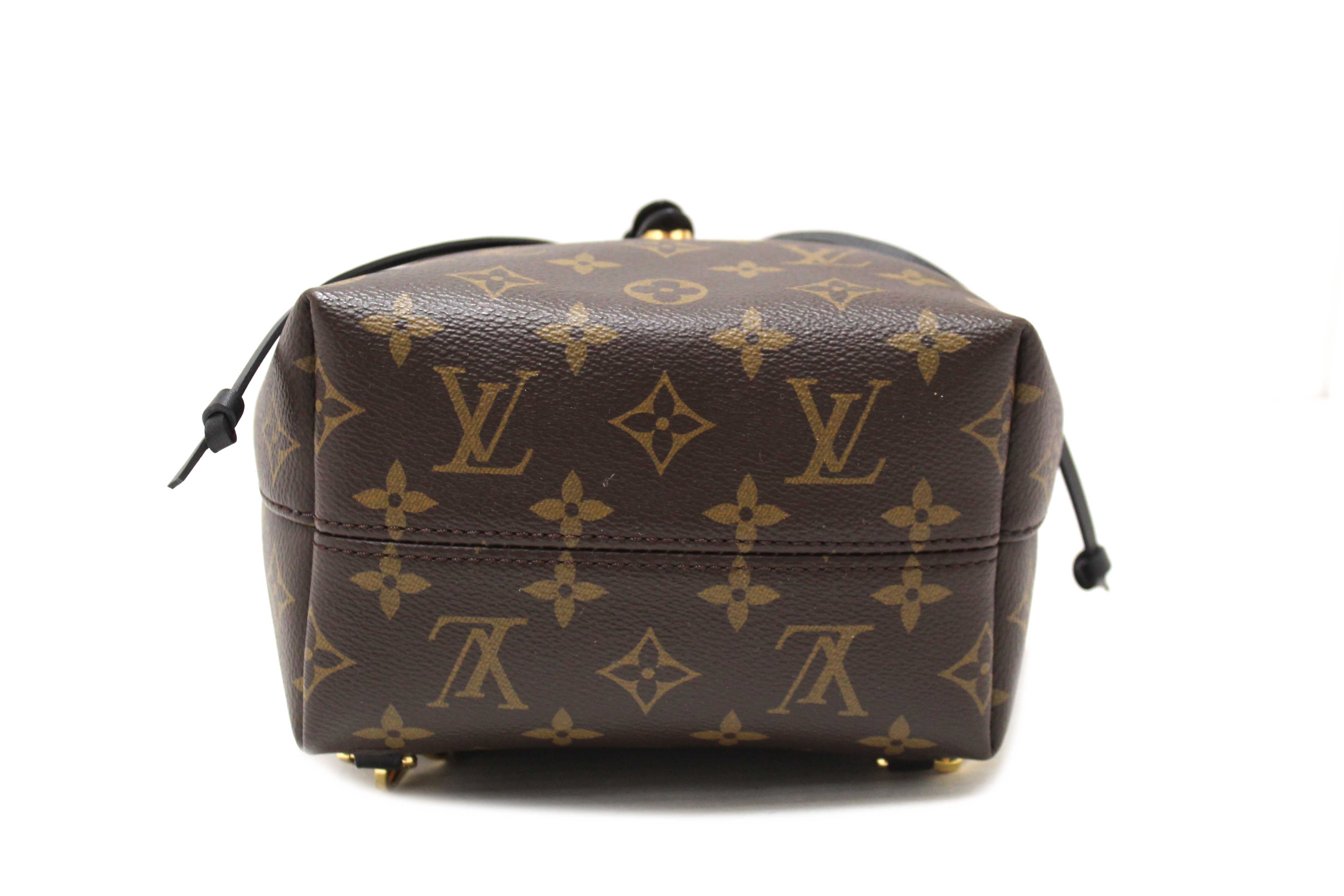 Authentic Louis Vuitton Classic Monogram Canvas Montsouris BB Backpack Bag