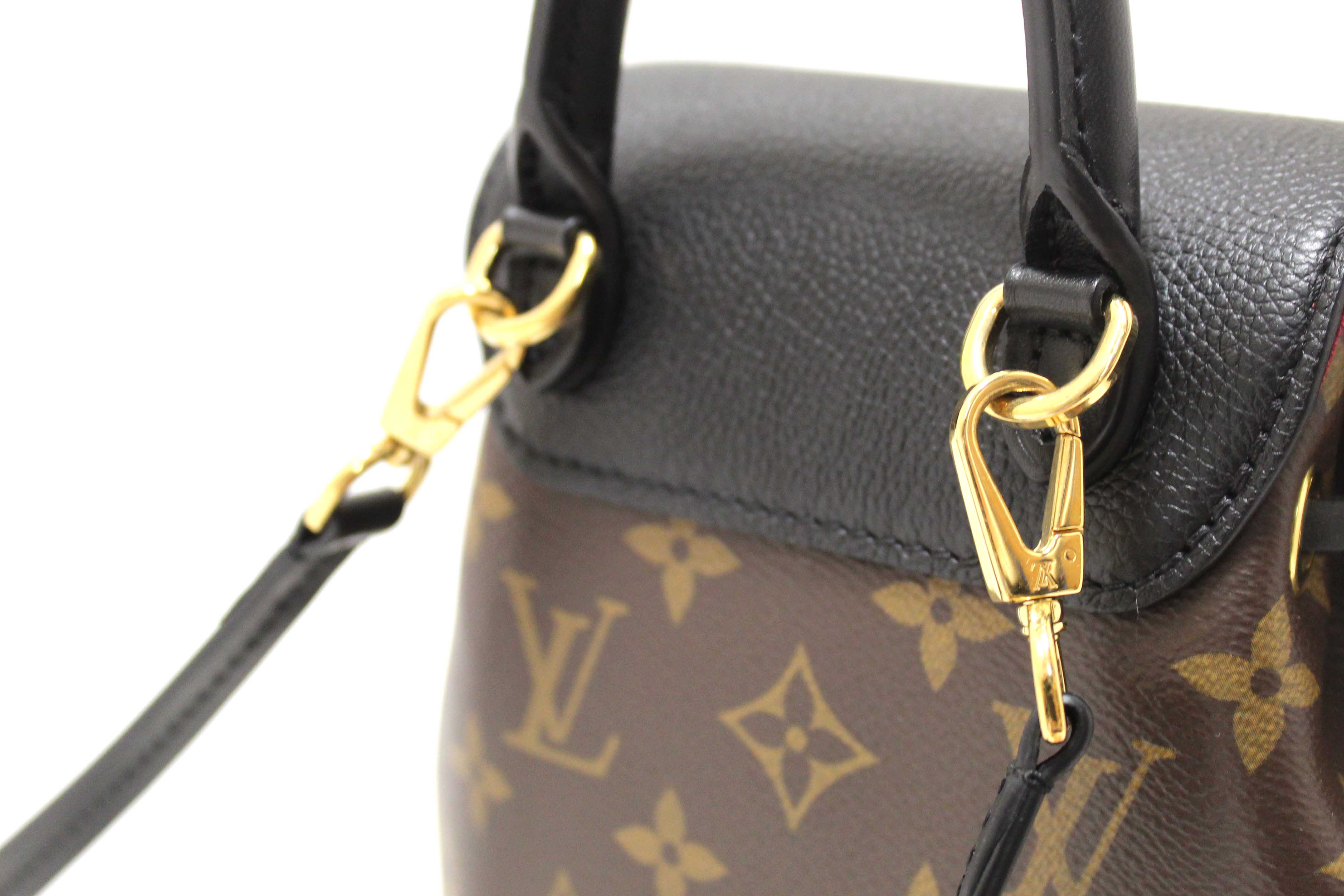 Authentic Louis Vuitton Classic Monogram Canvas Montsouris BB Backpack Bag