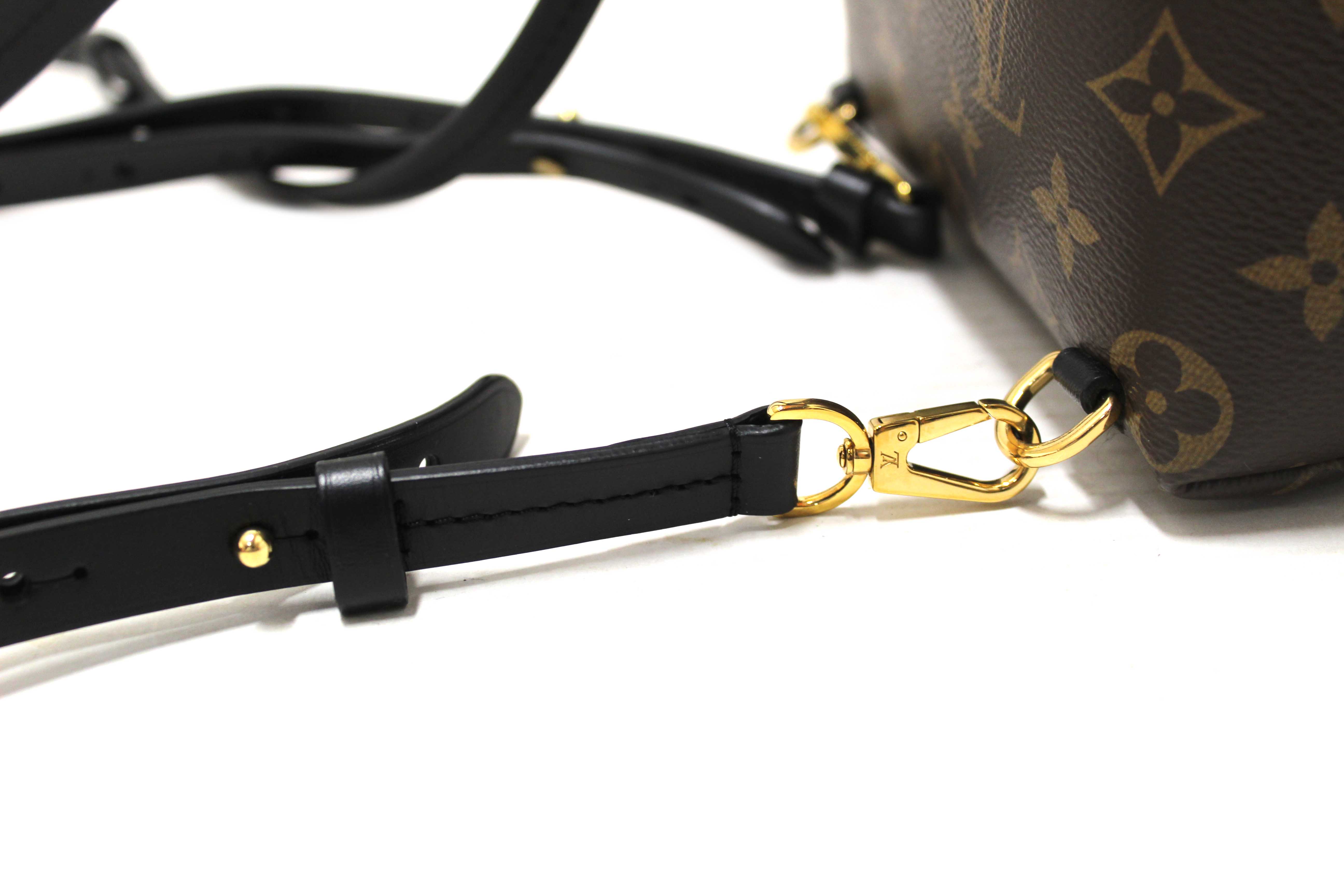 Authentic Louis Vuitton Classic Monogram Canvas Montsouris BB Backpack Bag