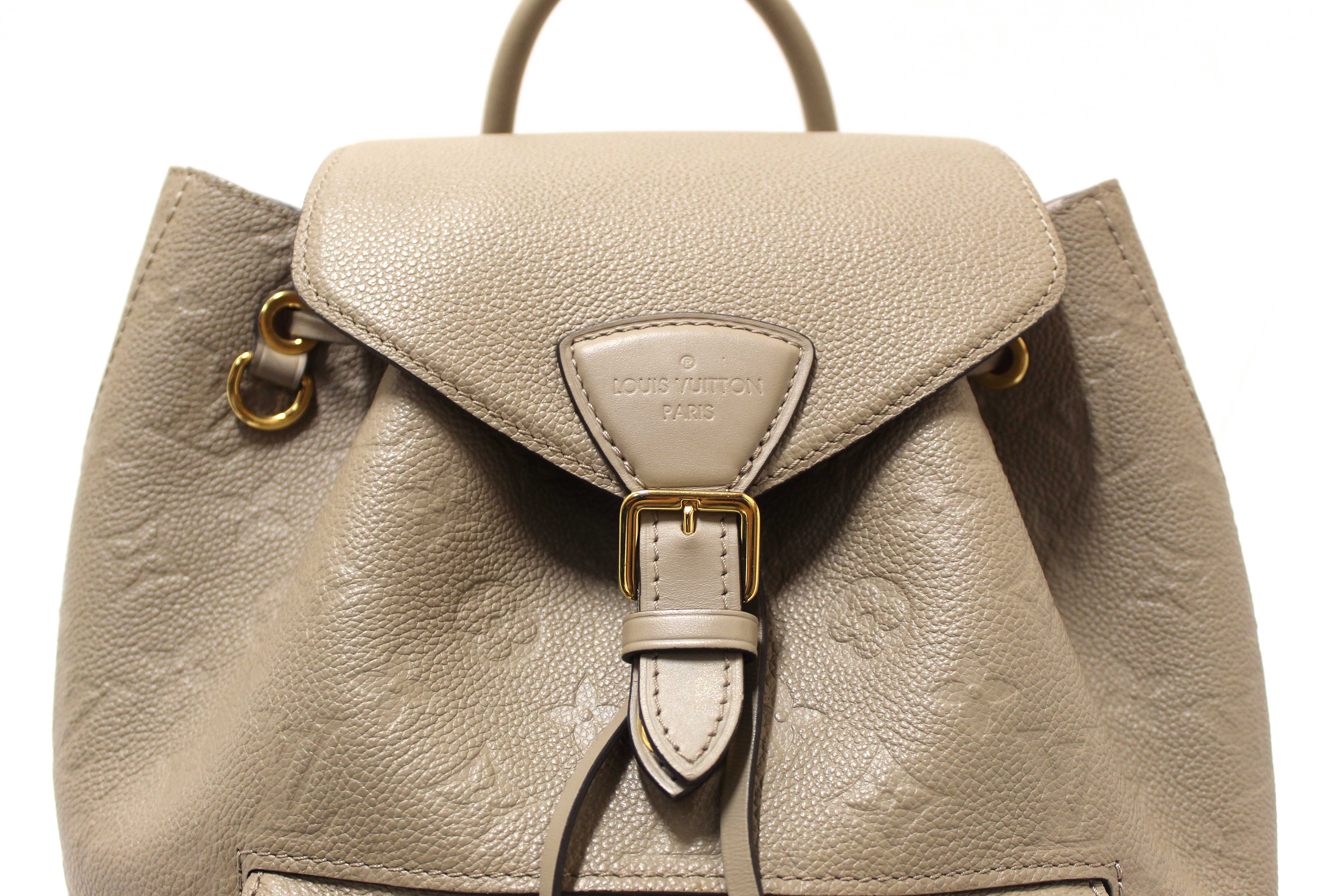 louis vuitton backpack empreinte Louis Vuitton Montsouris Nm Monogram Empreinte Leather Pm Backpack