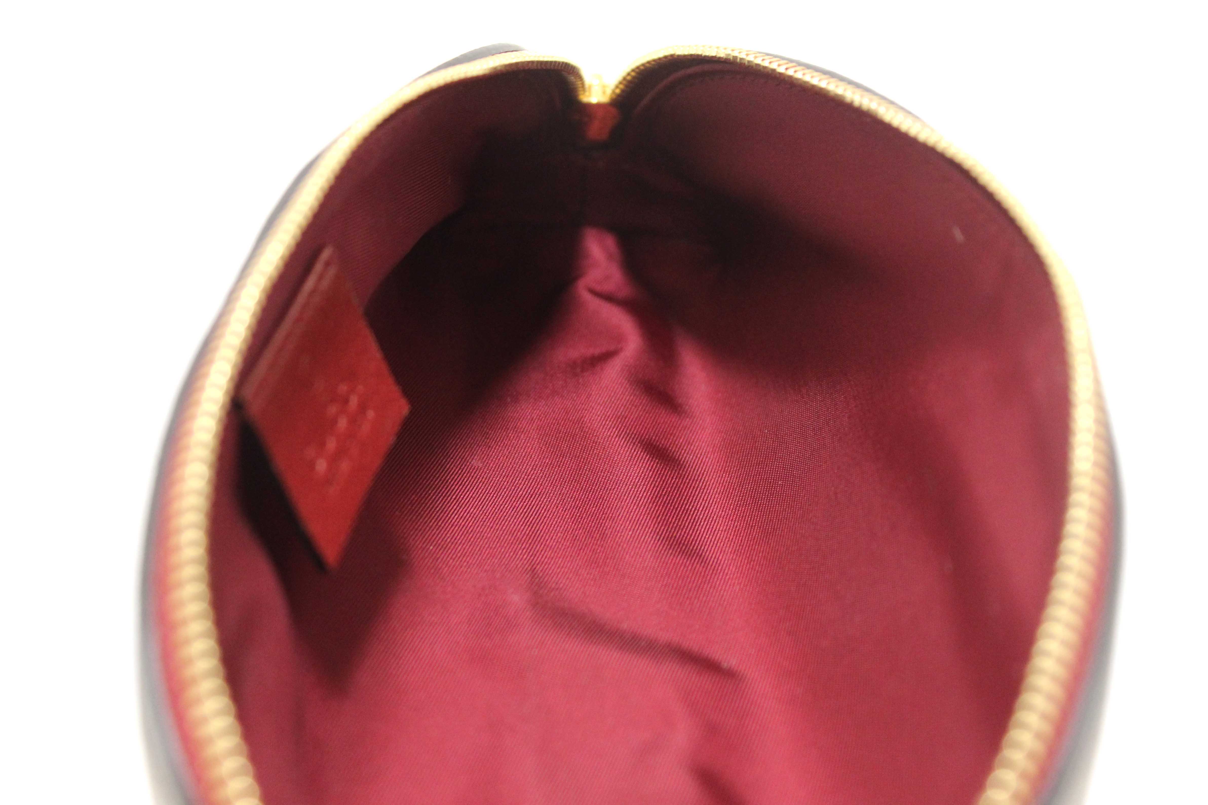 Authentic Gucci GG Supreme Monogram Cat Pencil Case Pouch