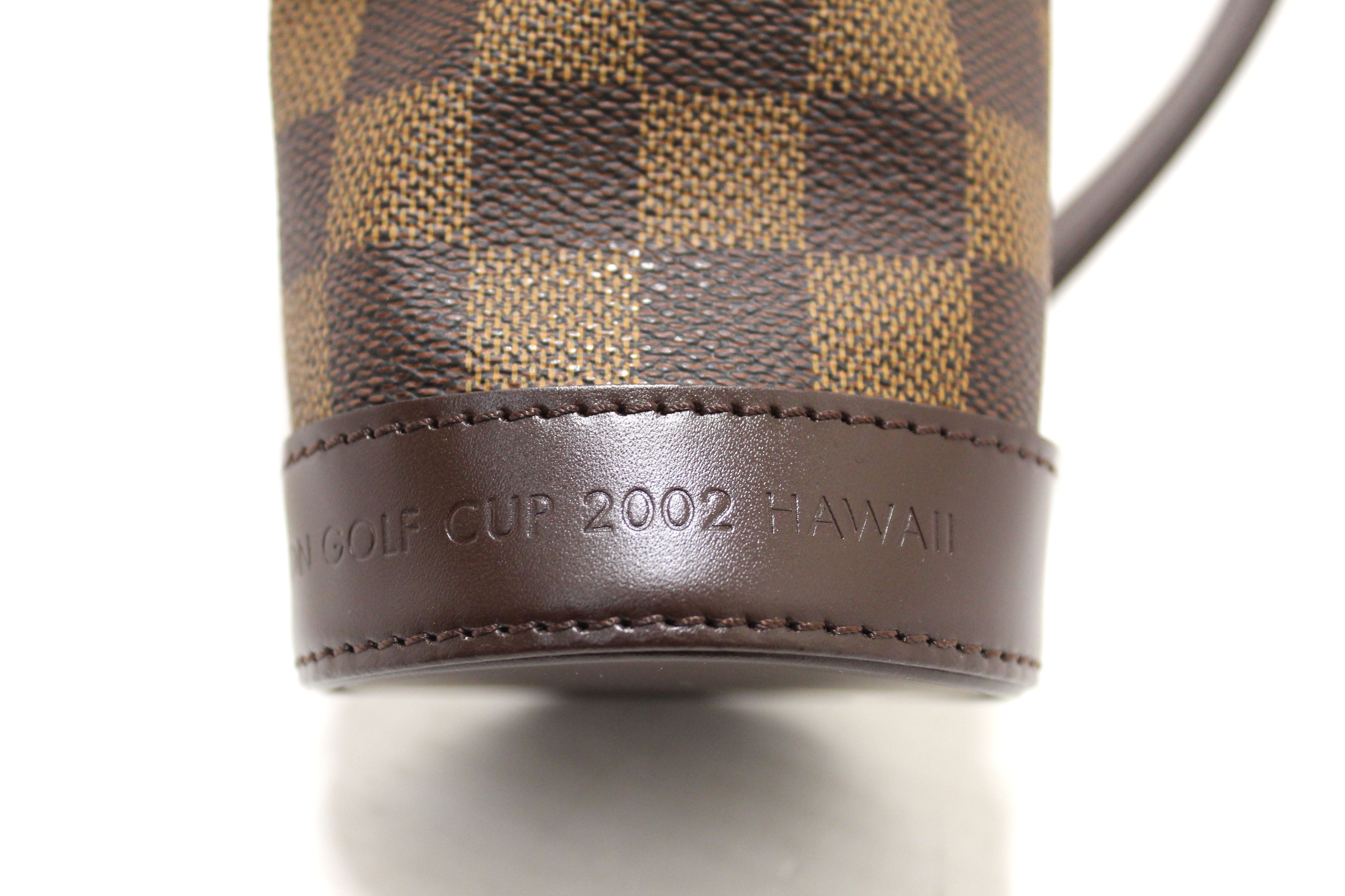 Authentic NEW Louis Vuitton Damier Canvas Golf 2002 Hawaii Bottle Holder Bag