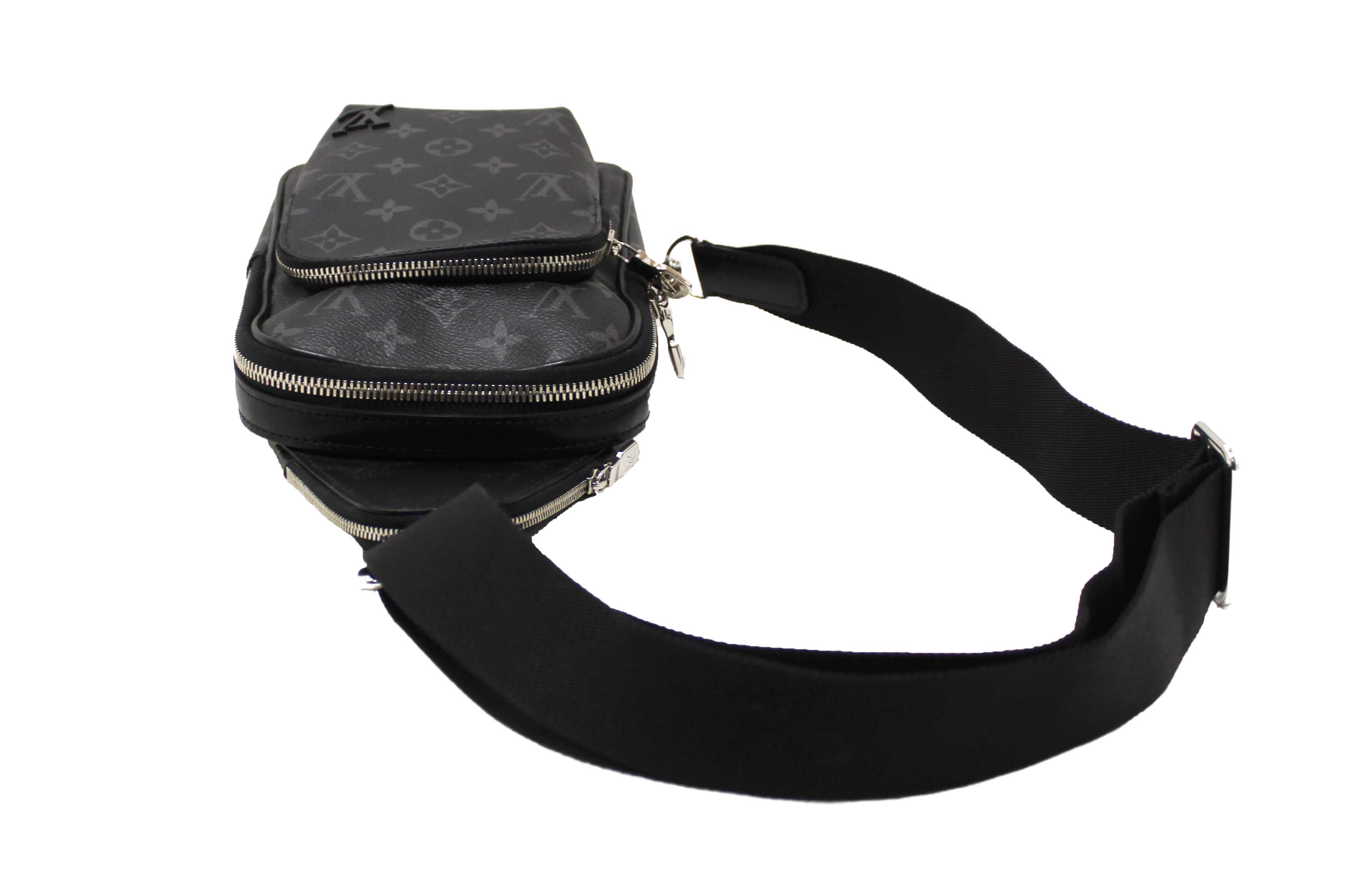 Authentic Louis Vuitton Monogram Eclipse Avenue Slingbag PM Bag