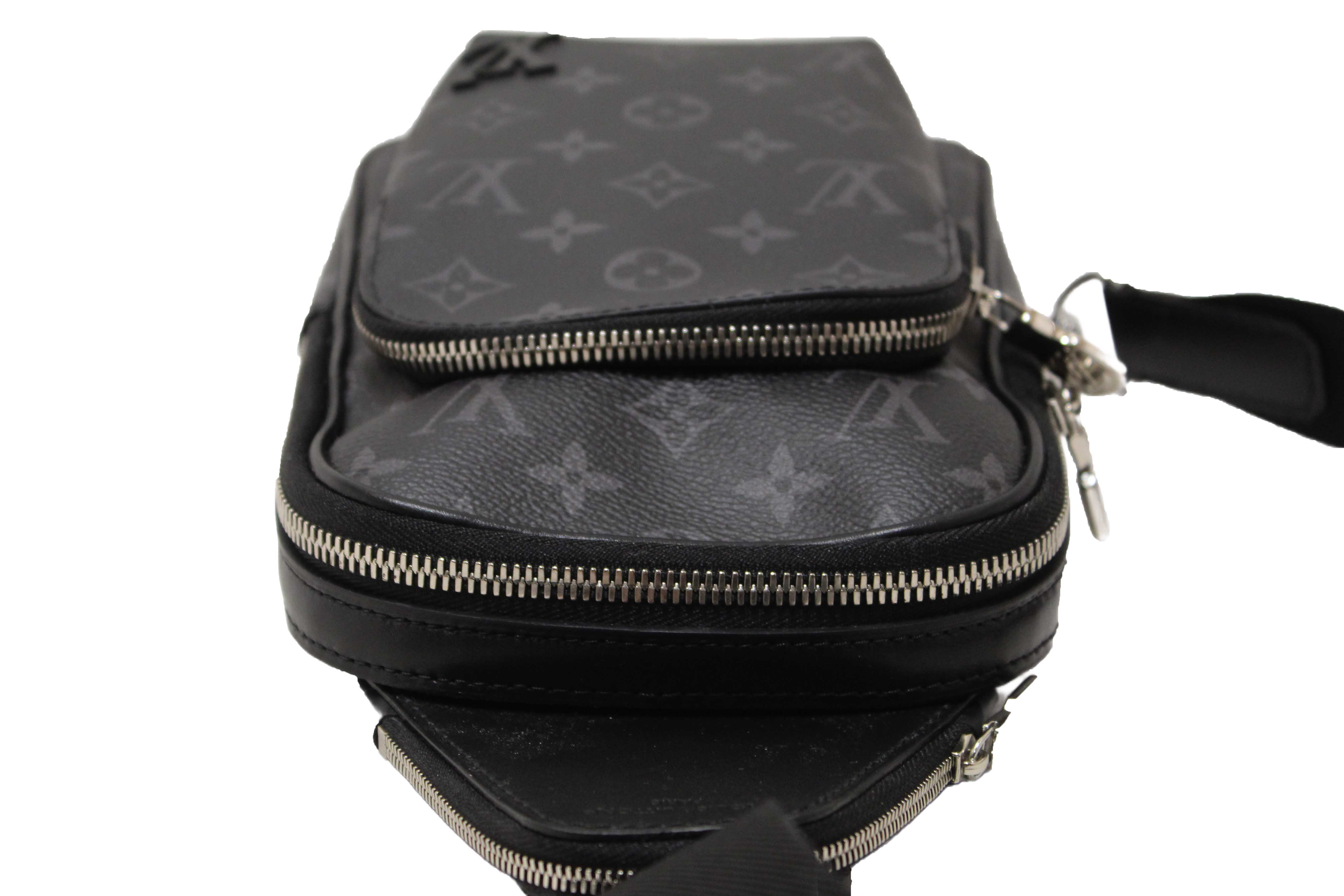 Authentic Louis Vuitton Monogram Eclipse Avenue Slingbag PM Bag