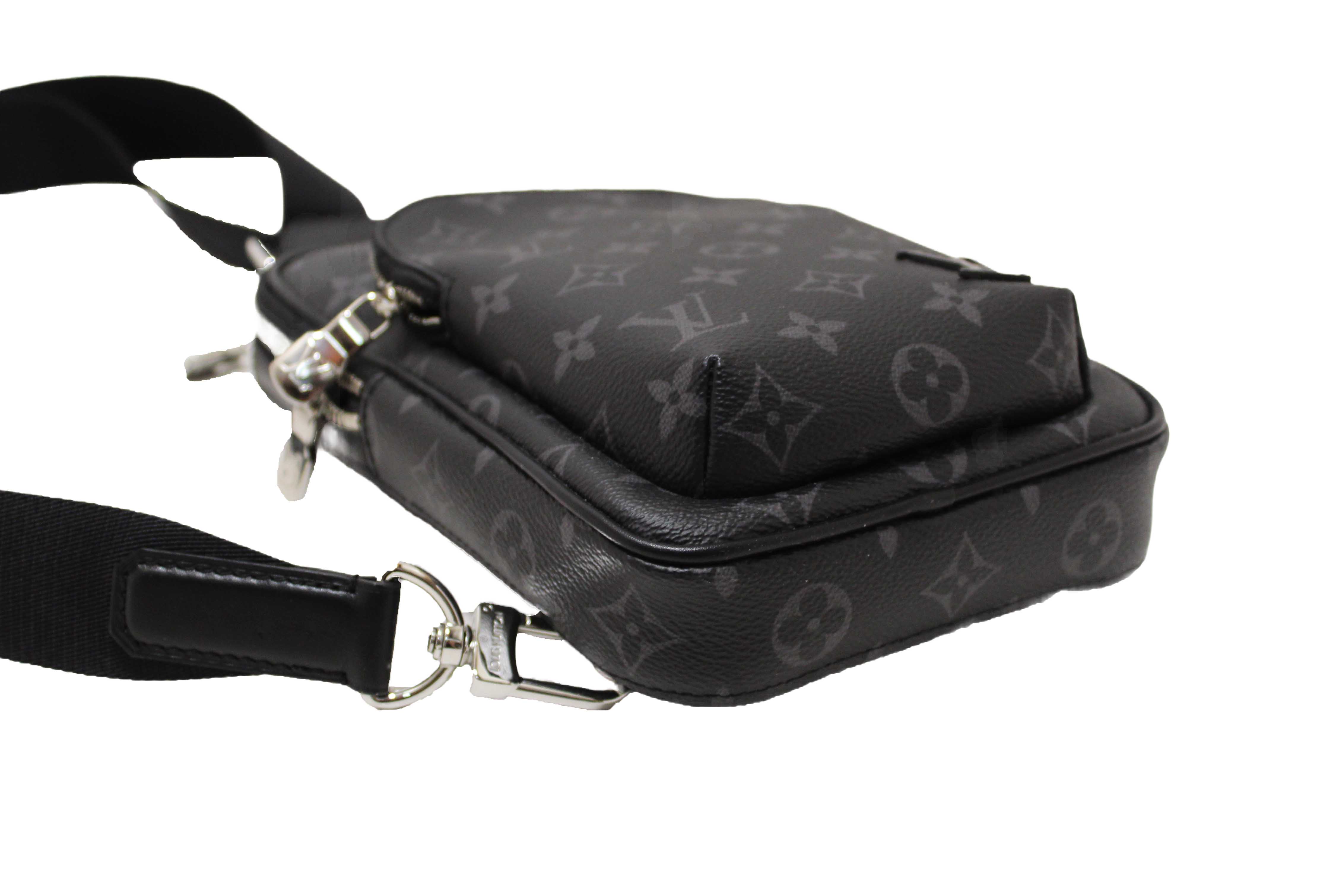Authentic Louis Vuitton Monogram Eclipse Avenue Slingbag PM Bag