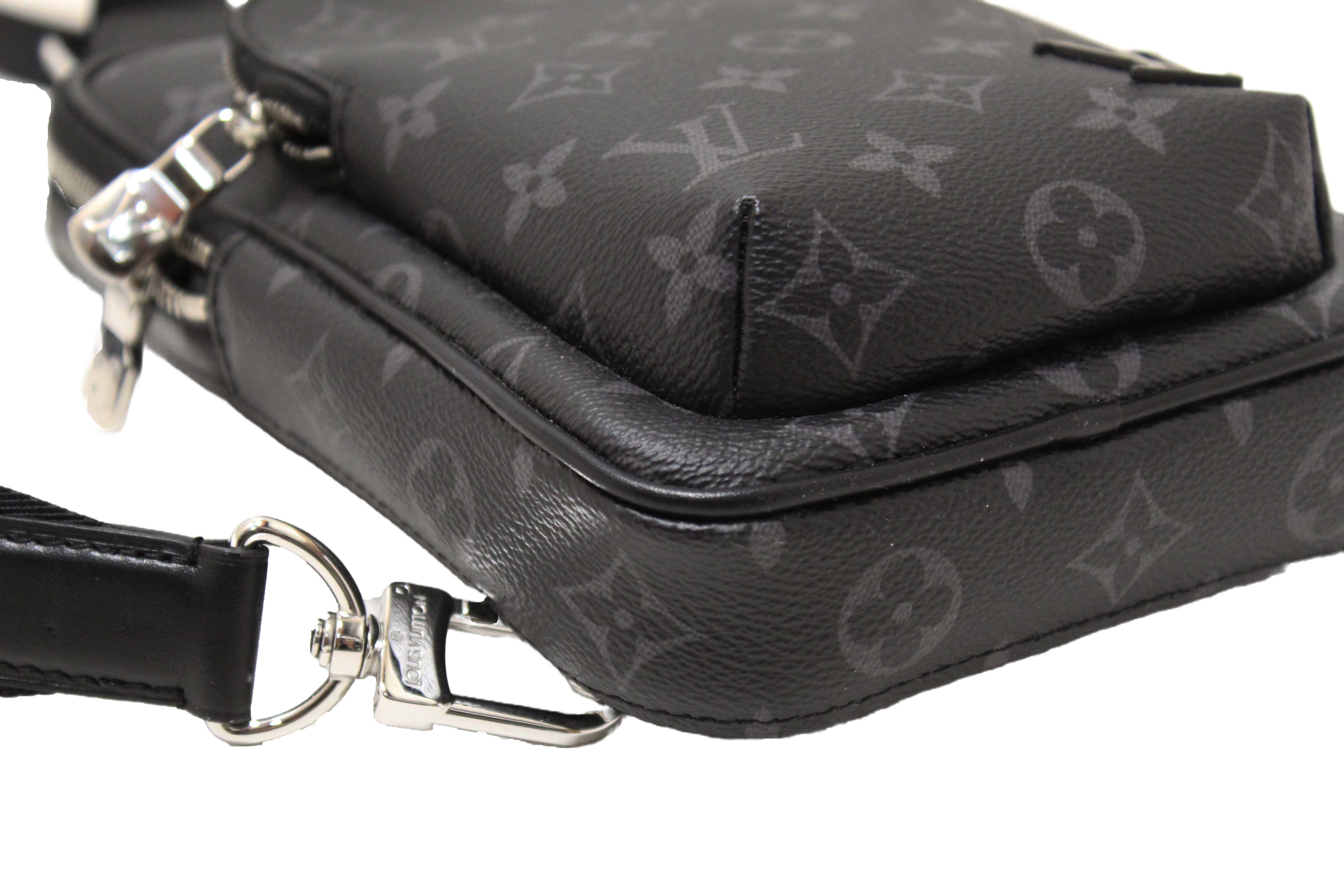Authentic Louis Vuitton Monogram Eclipse Avenue Slingbag PM Bag