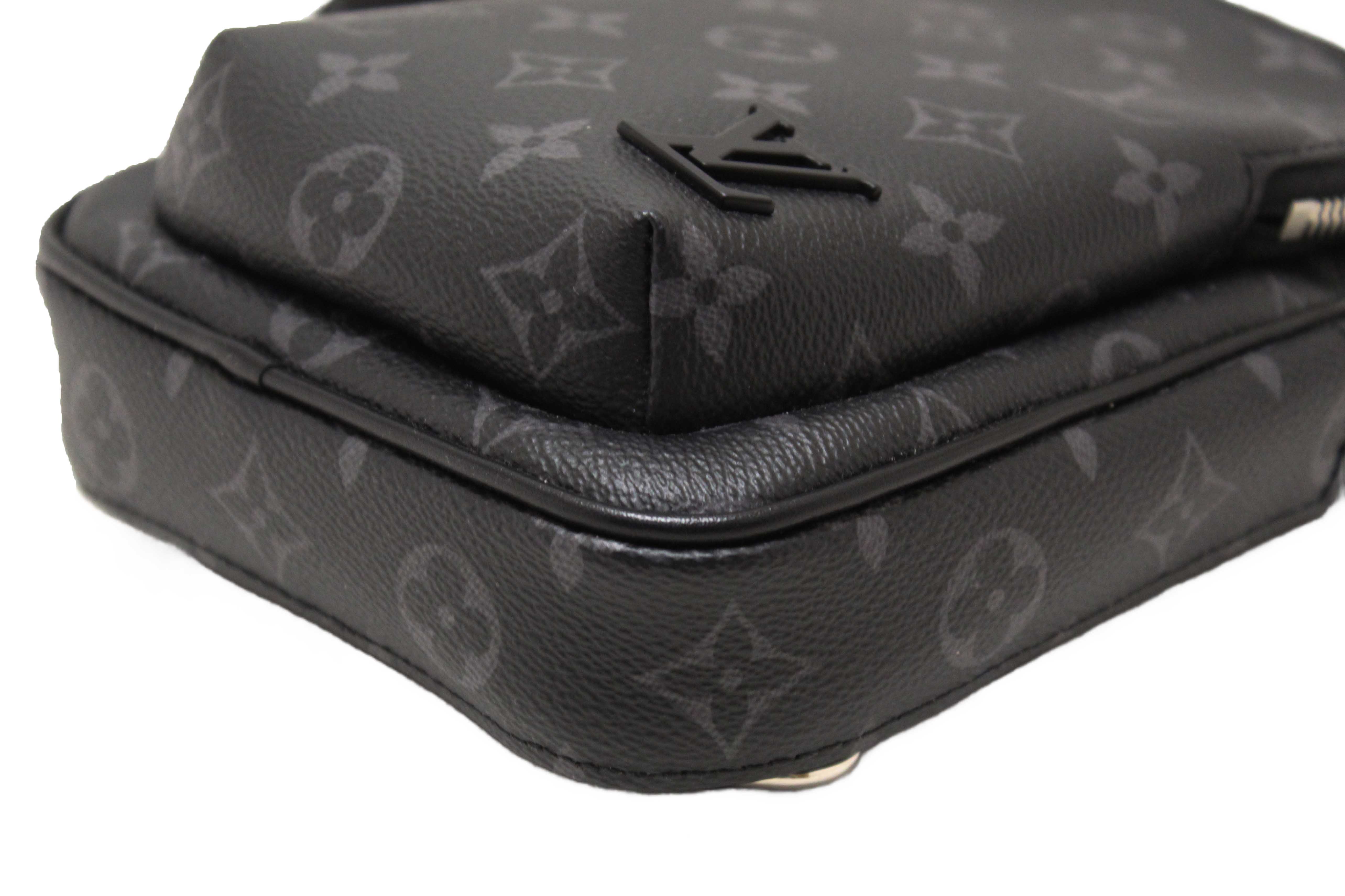 Authentic Louis Vuitton Monogram Eclipse Avenue Slingbag PM Bag