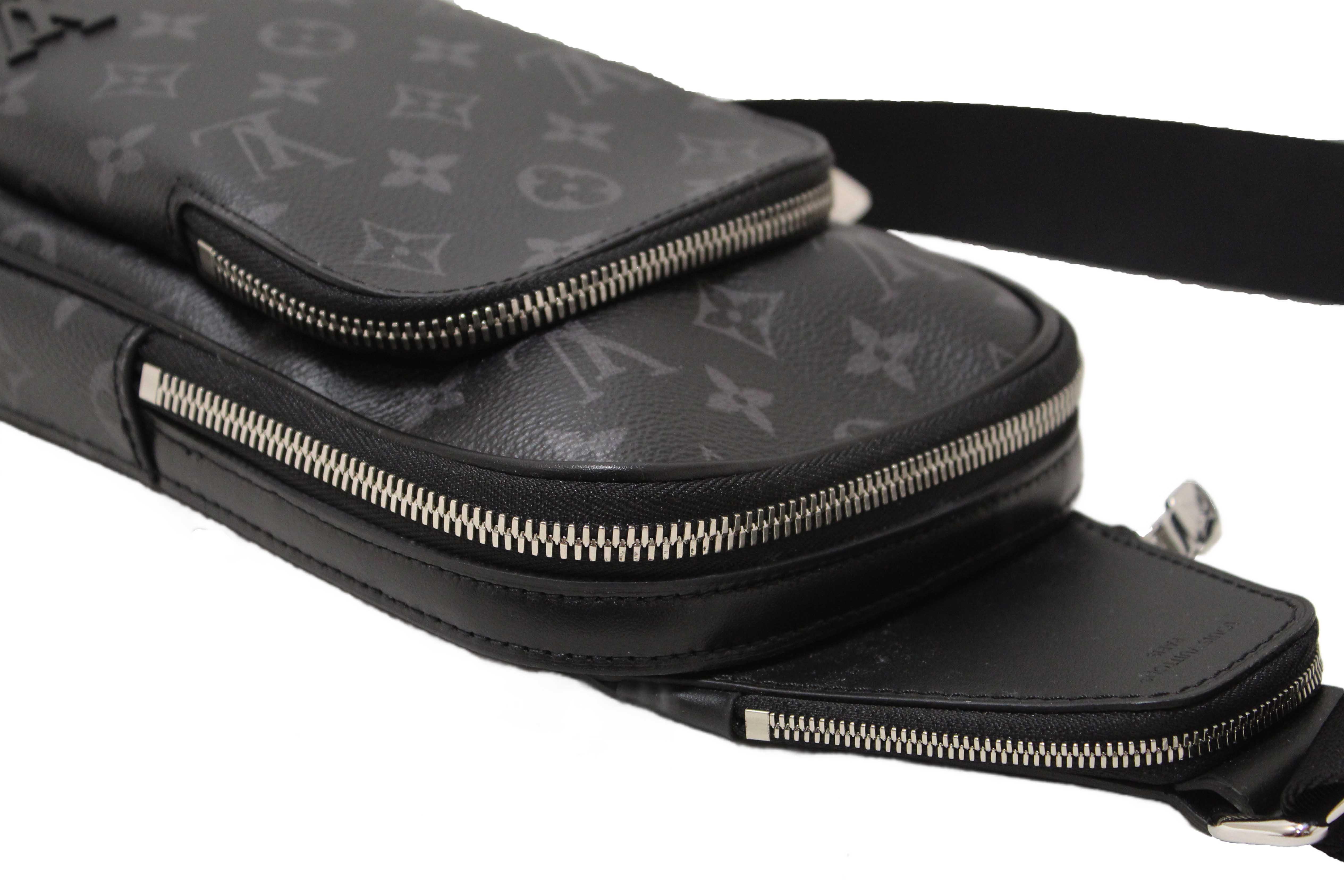 Authentic Louis Vuitton Monogram Eclipse Avenue Slingbag PM Bag