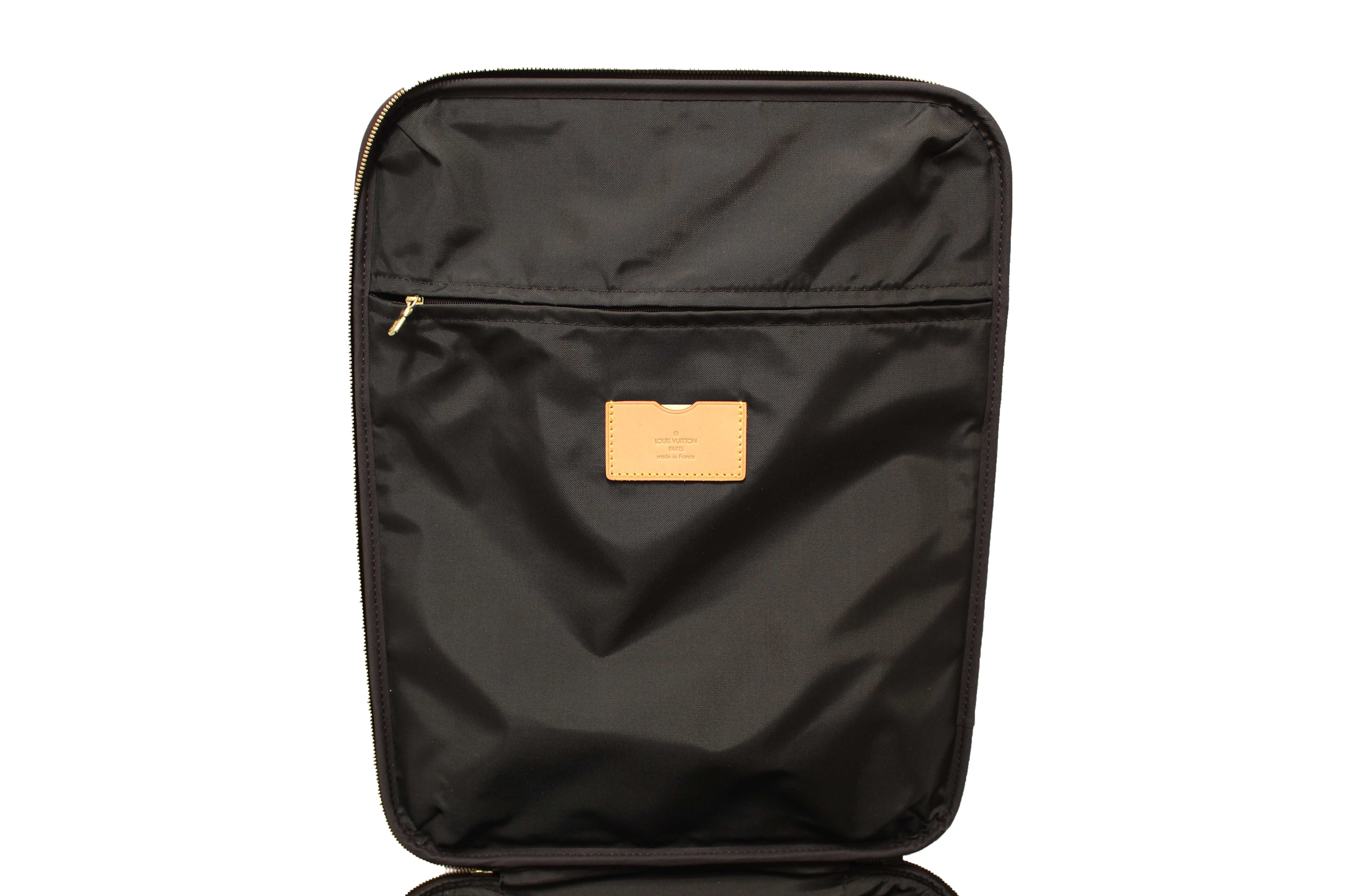 Authentic Louis Vuitton Classic Monogram Pegase 45 Luggage Rolling Suitcase