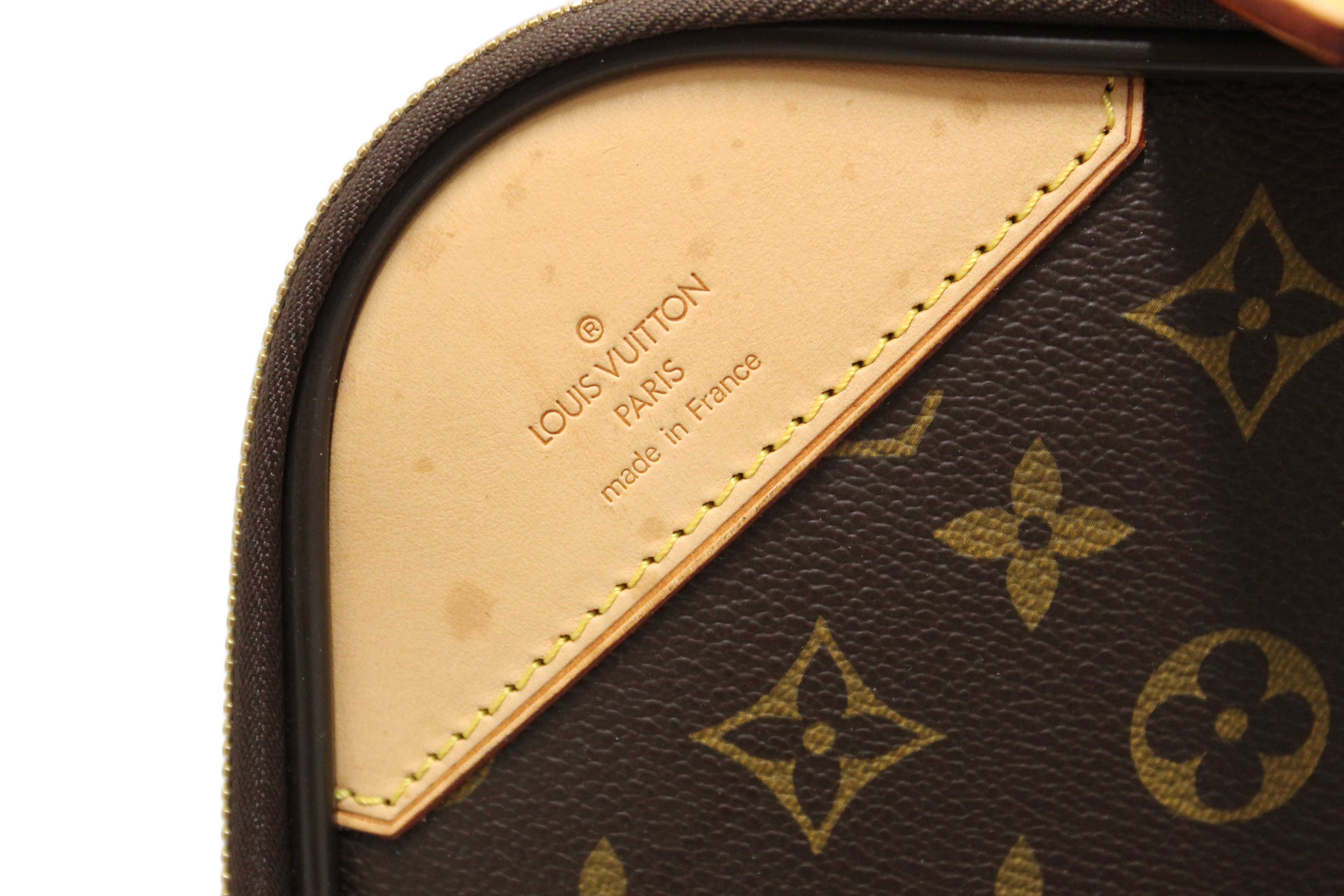Authentic Louis Vuitton Classic Monogram Pegase 45 Luggage Rolling Suitcase